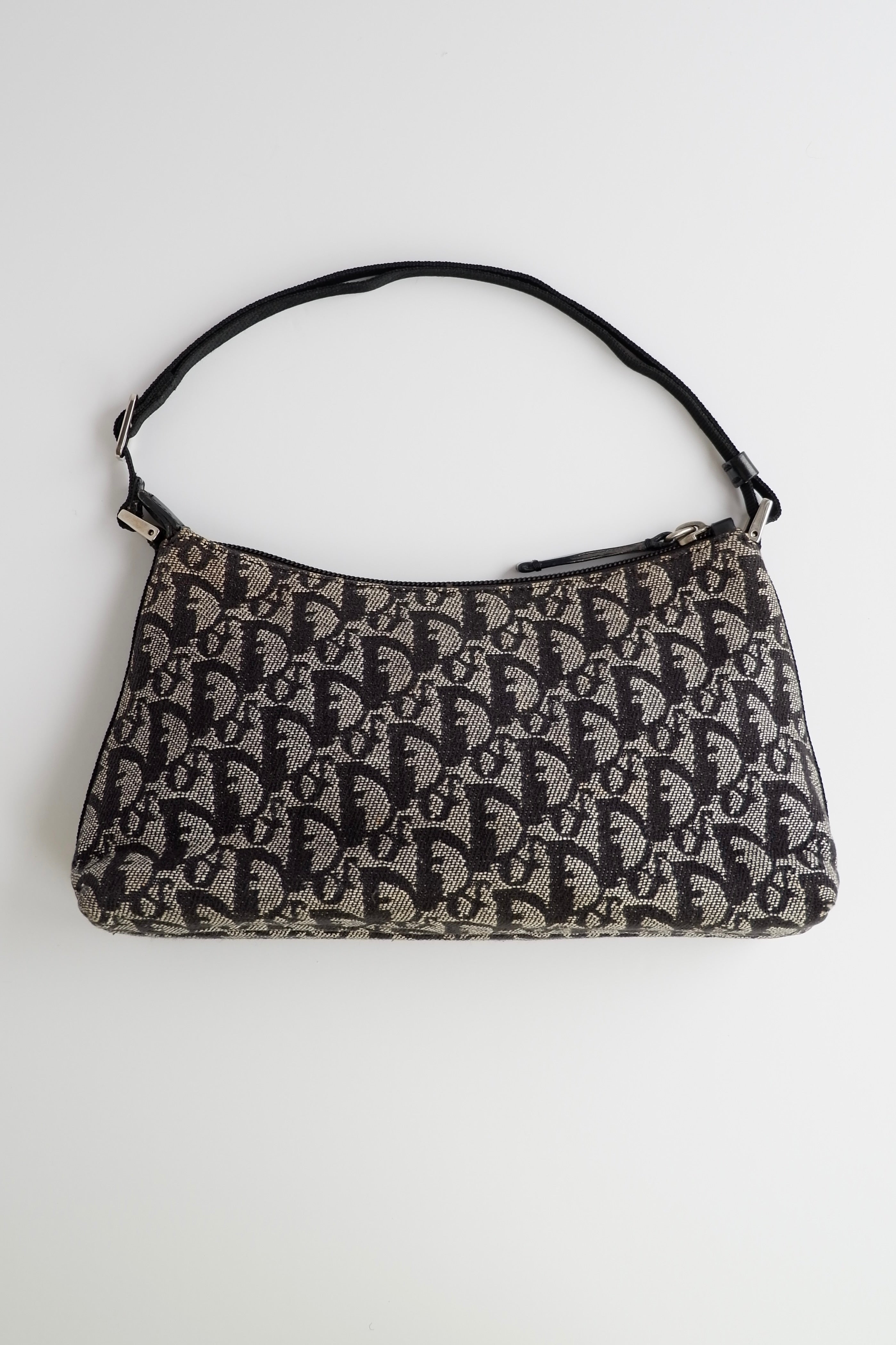 Authentic Preowned Dior Black Trotter Shoulder Bag