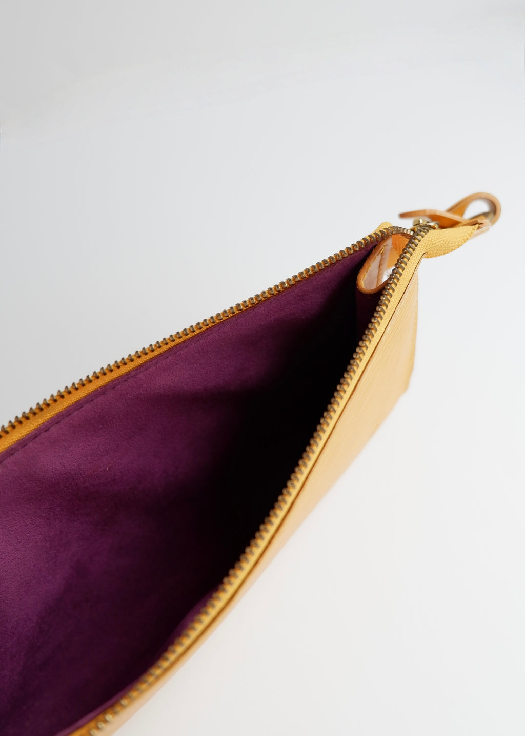 Preowned Louis Vuitton Yellow Epi Leather Pochette Shoulder Bag