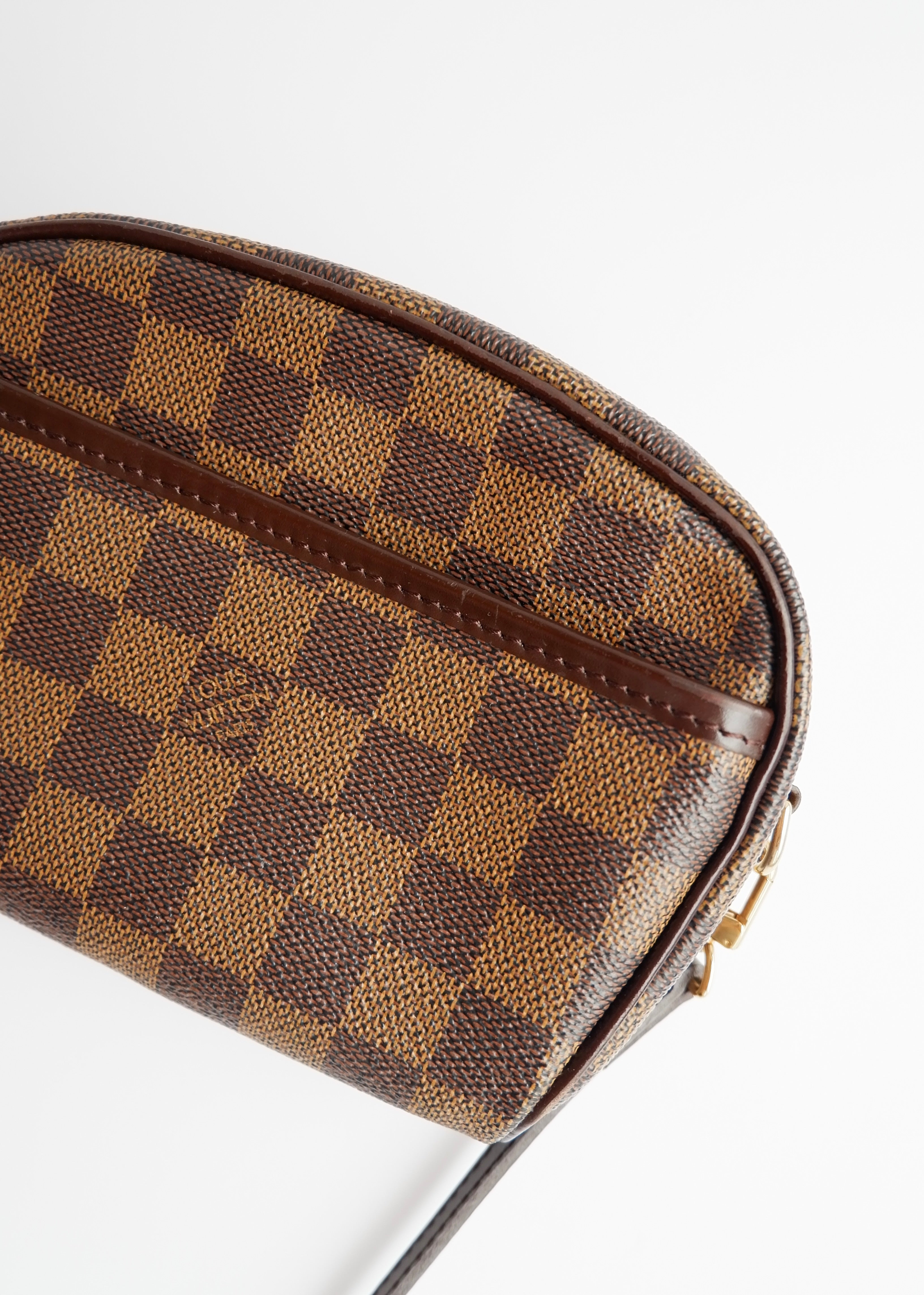 Authentic Preowned Louis Vuitton Damier Ebene Ipanema PM Crossbody Bag