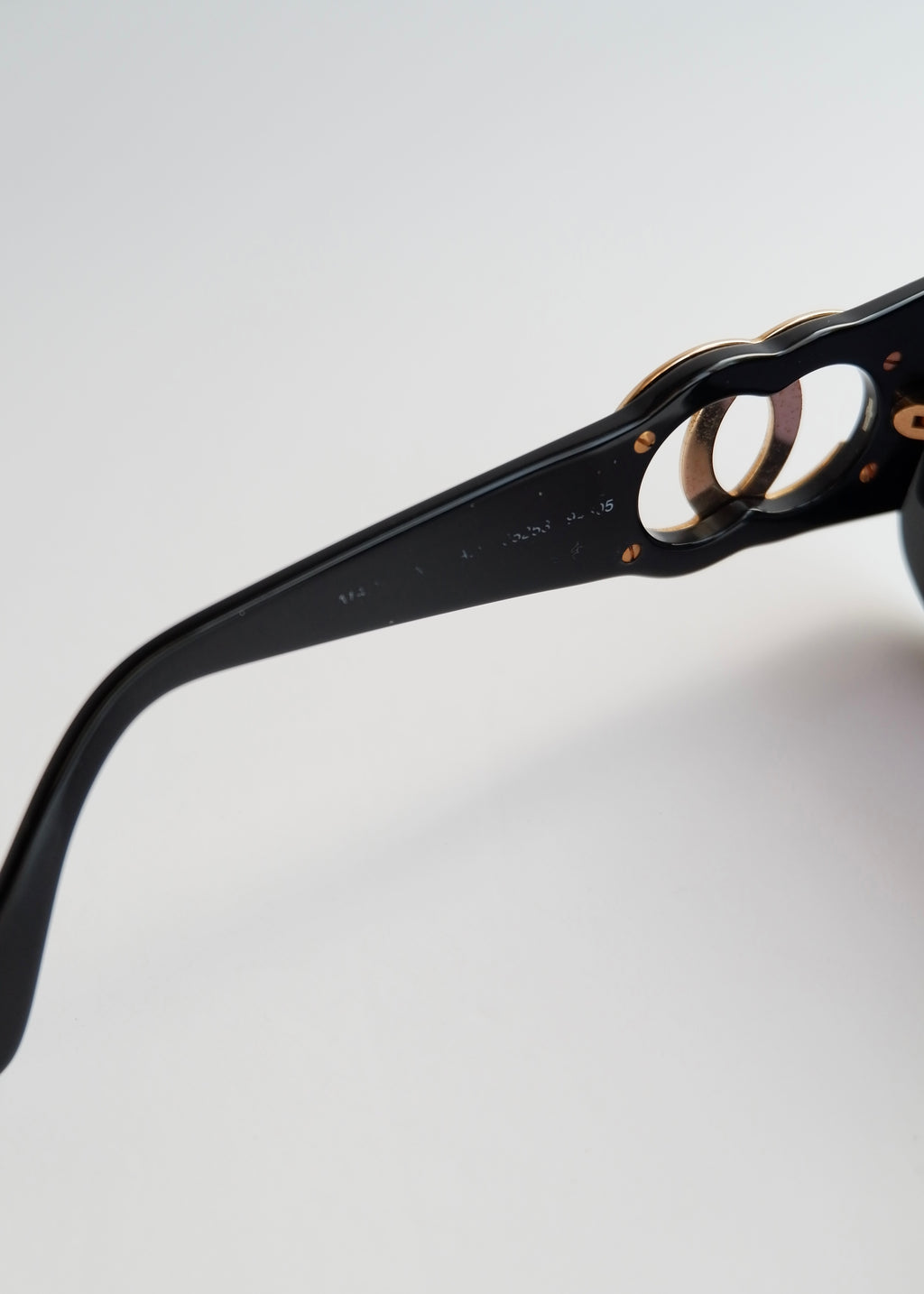 Preowned Chanel Black Acetate Oversized Square Frame Sunglasses