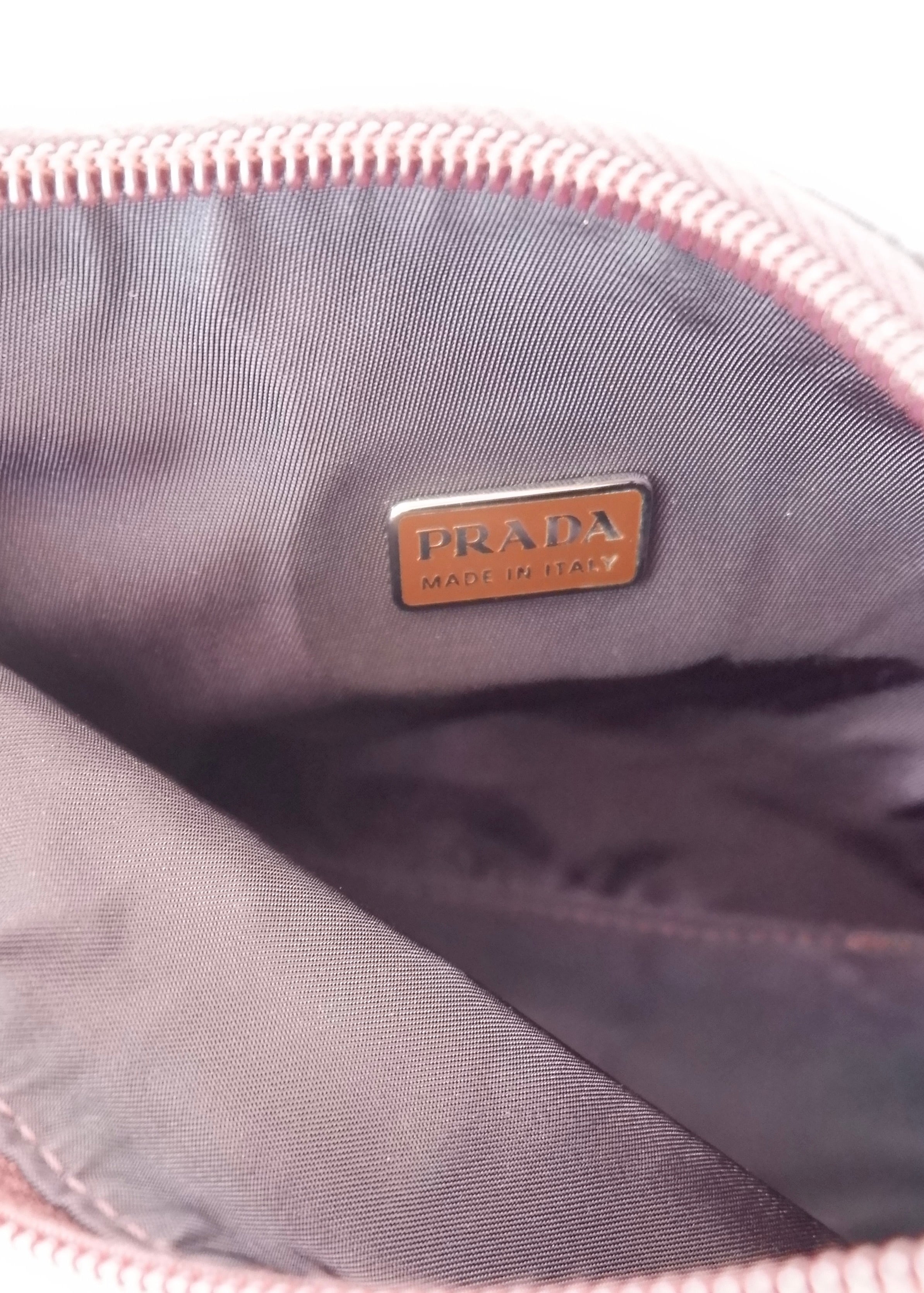 Authentic Preowned Prada Dark Purple Nylon Shoulder Bag