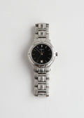 Authentic Preowned Gucci Silver/ Black Stainless Steel Watch