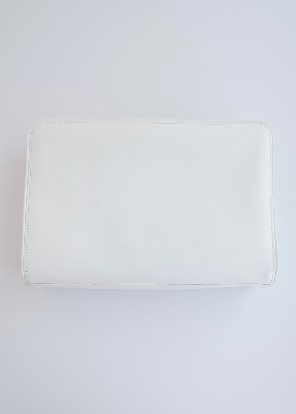 Authentic Preowned Vintage Givenchy White Leather Clutch