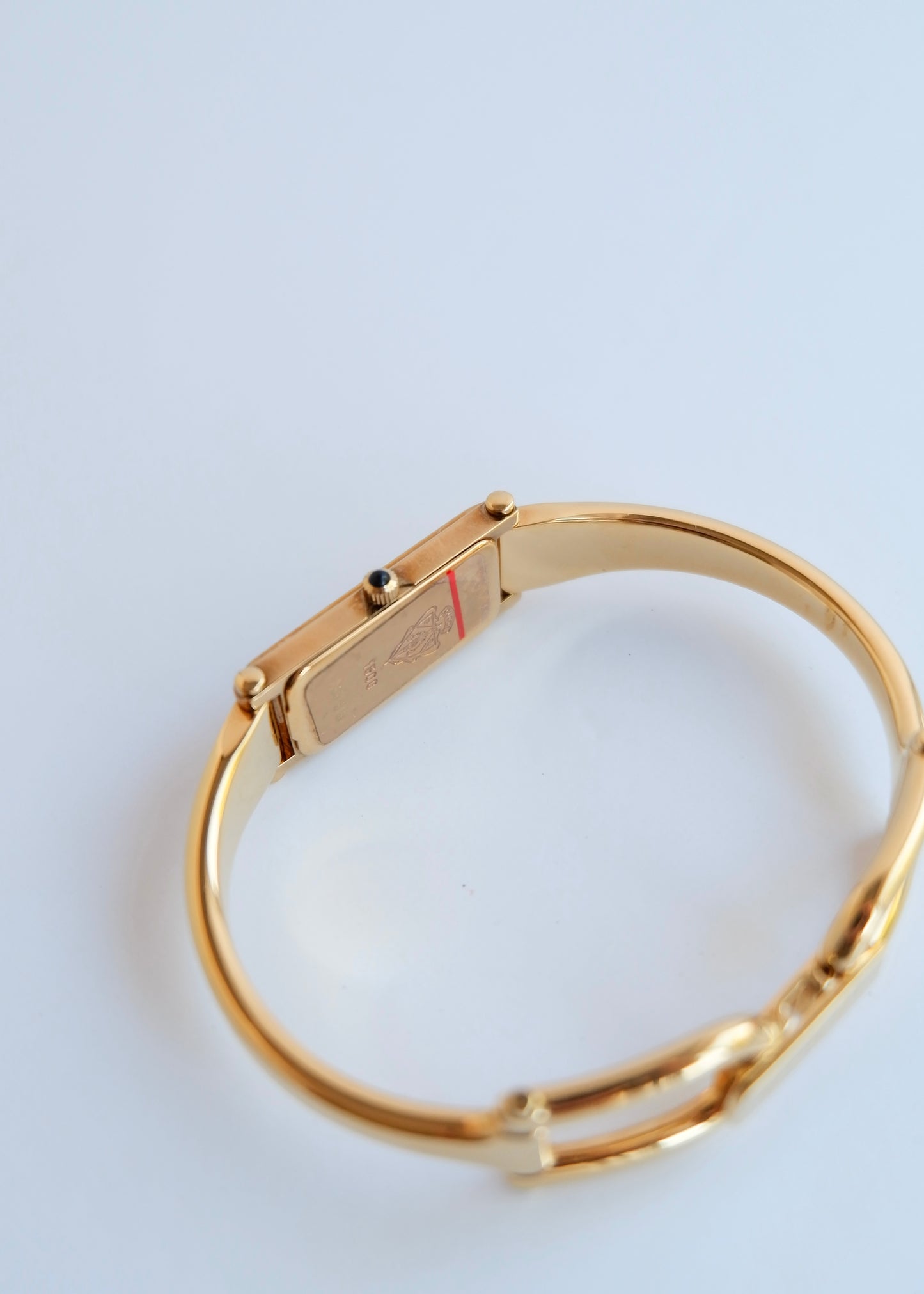 Authentic Preowned Vintage Gucci Gold Tone Horsebit Watch