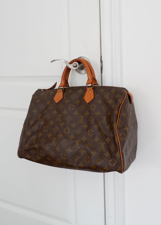 Authentic Preowned Vintage Louis Vuitton Monogram Speedy 35