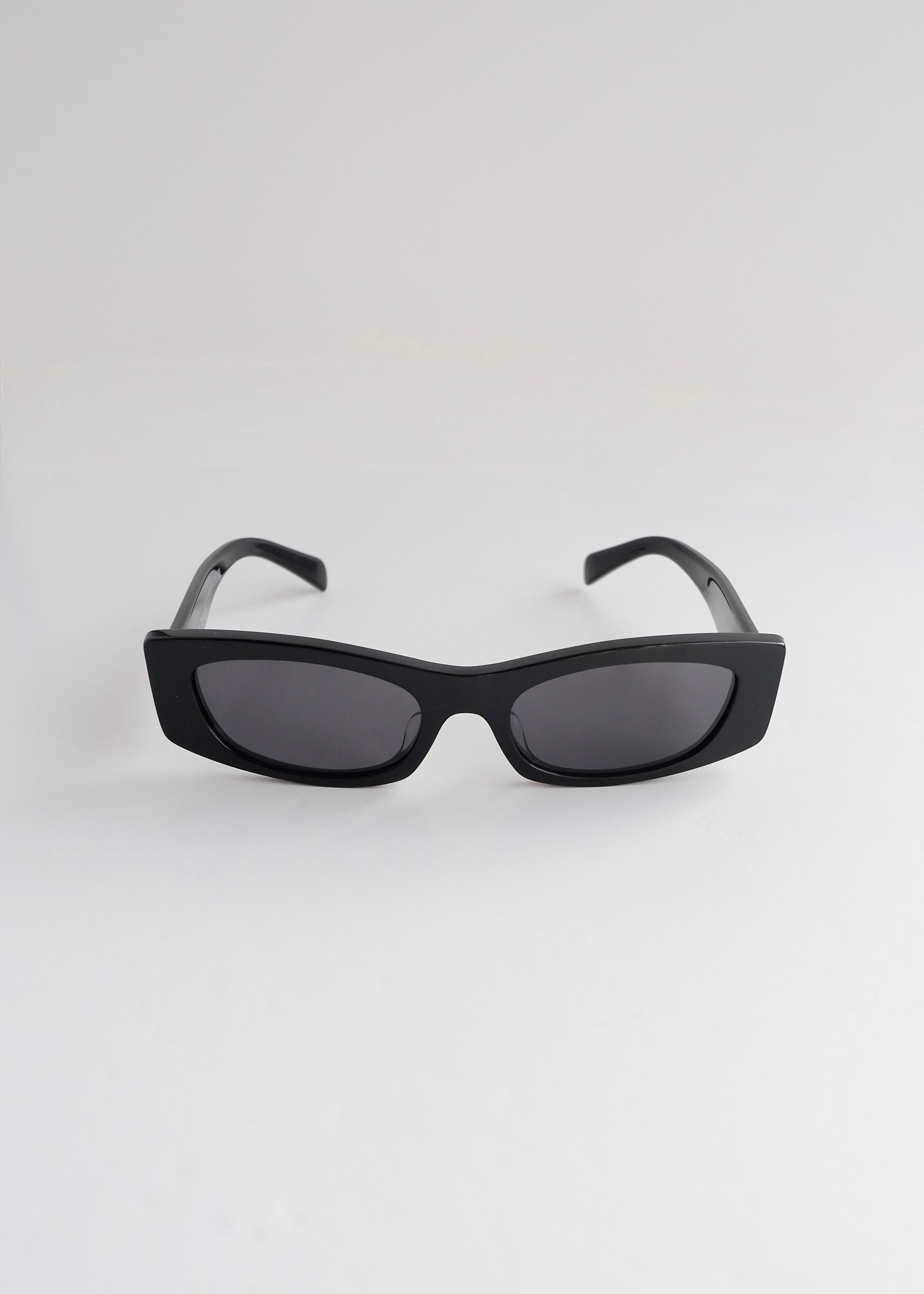 Authentiques lunettes de soleil Céline noires à monture carrée, d'occasion