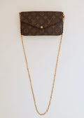 Preowned Louis Vuitton Monogram Felicie Pochette Crossbody Bag