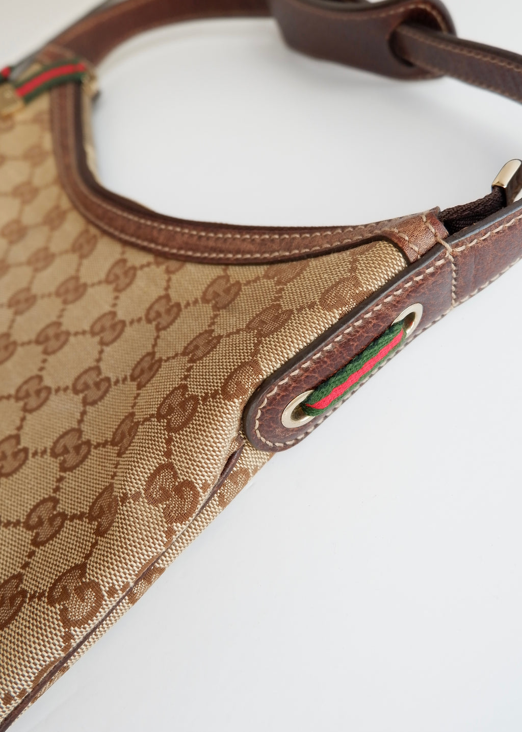 Preowned Gucci Brown GG Canvas Princy Shoulder Bag