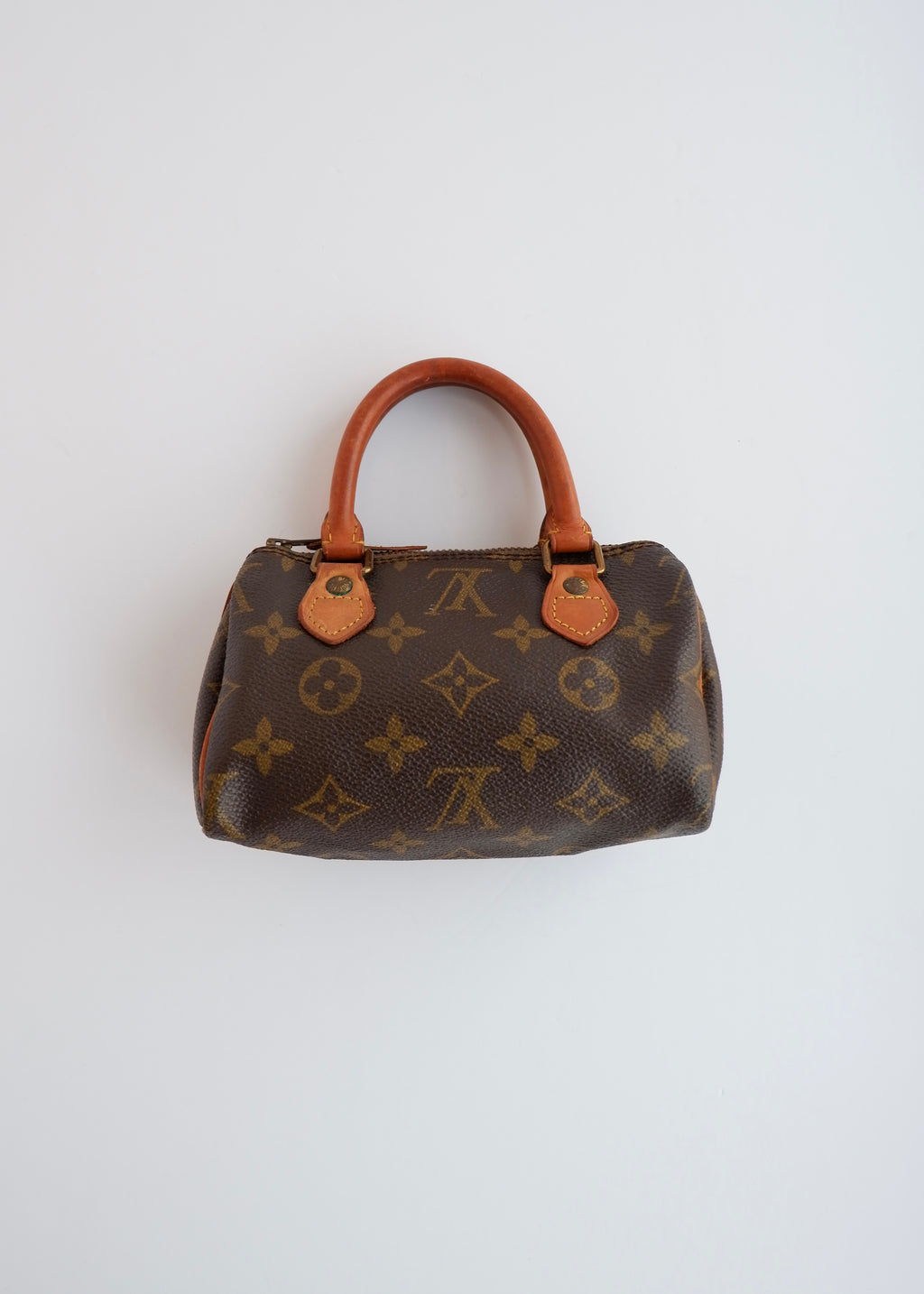 Authentic Preowned Vintage Louis Vuitton Monongram Nano Speedy (with strap)