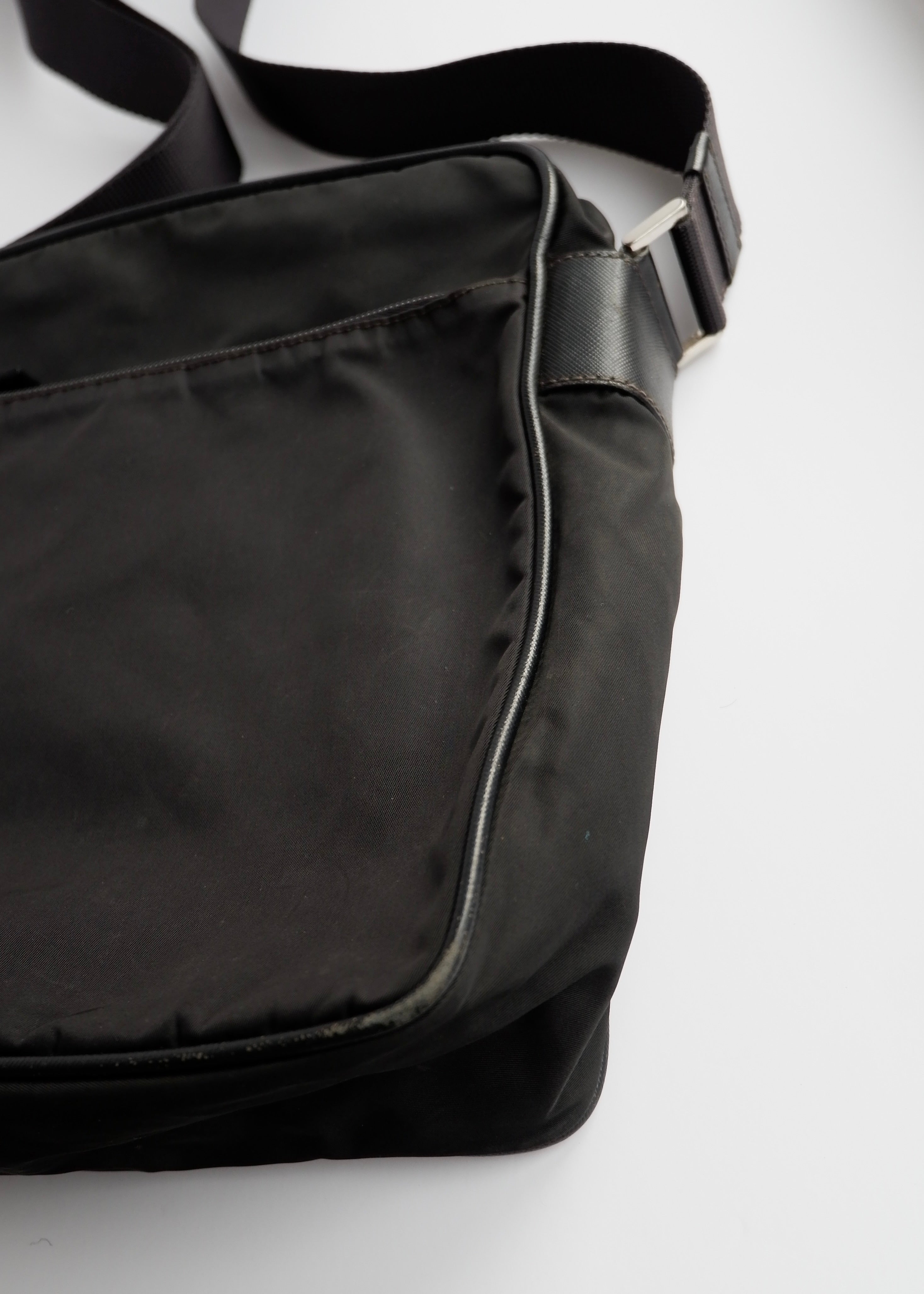 Authentic Preowned Prada Black Nylon Crossbody Bag