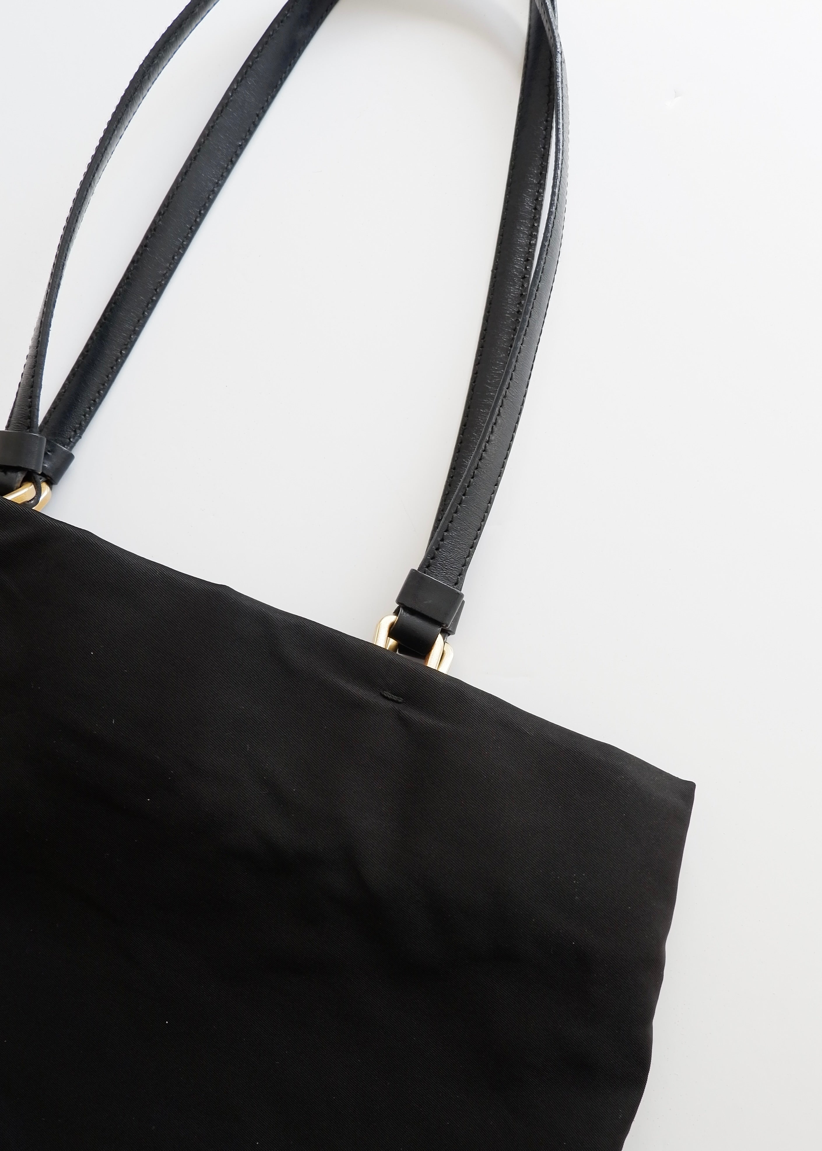 Authentic Preowned Prada Black Nylon Shoulder Tote GHW