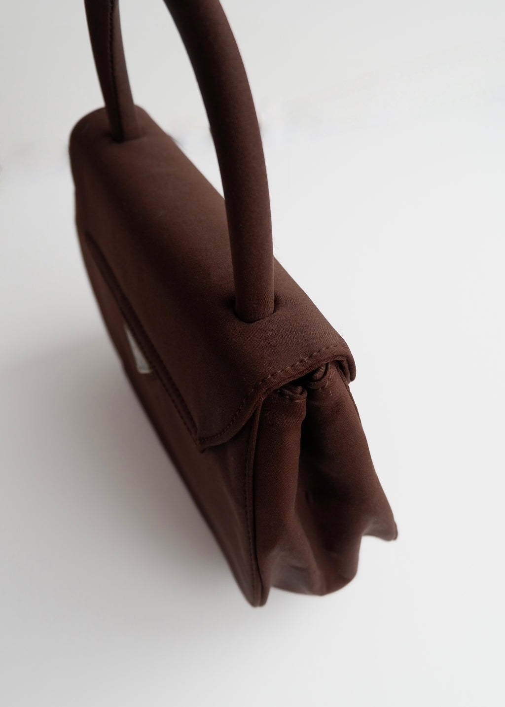 Authentic Preowned Prada Nylon Brown Nylon Top Handle Bag