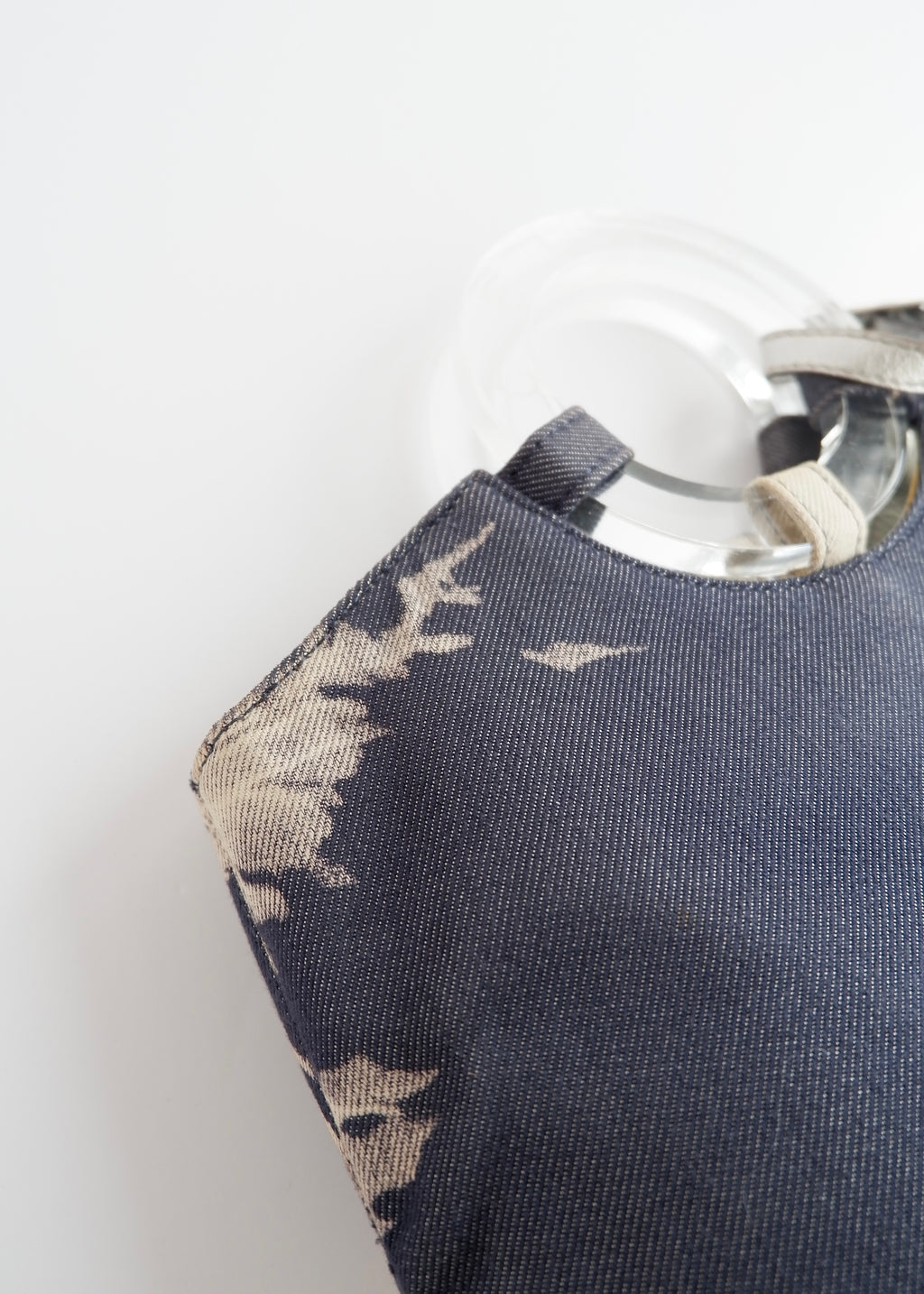 Sac à main Céline vintage authentique en jean, d'occasion
