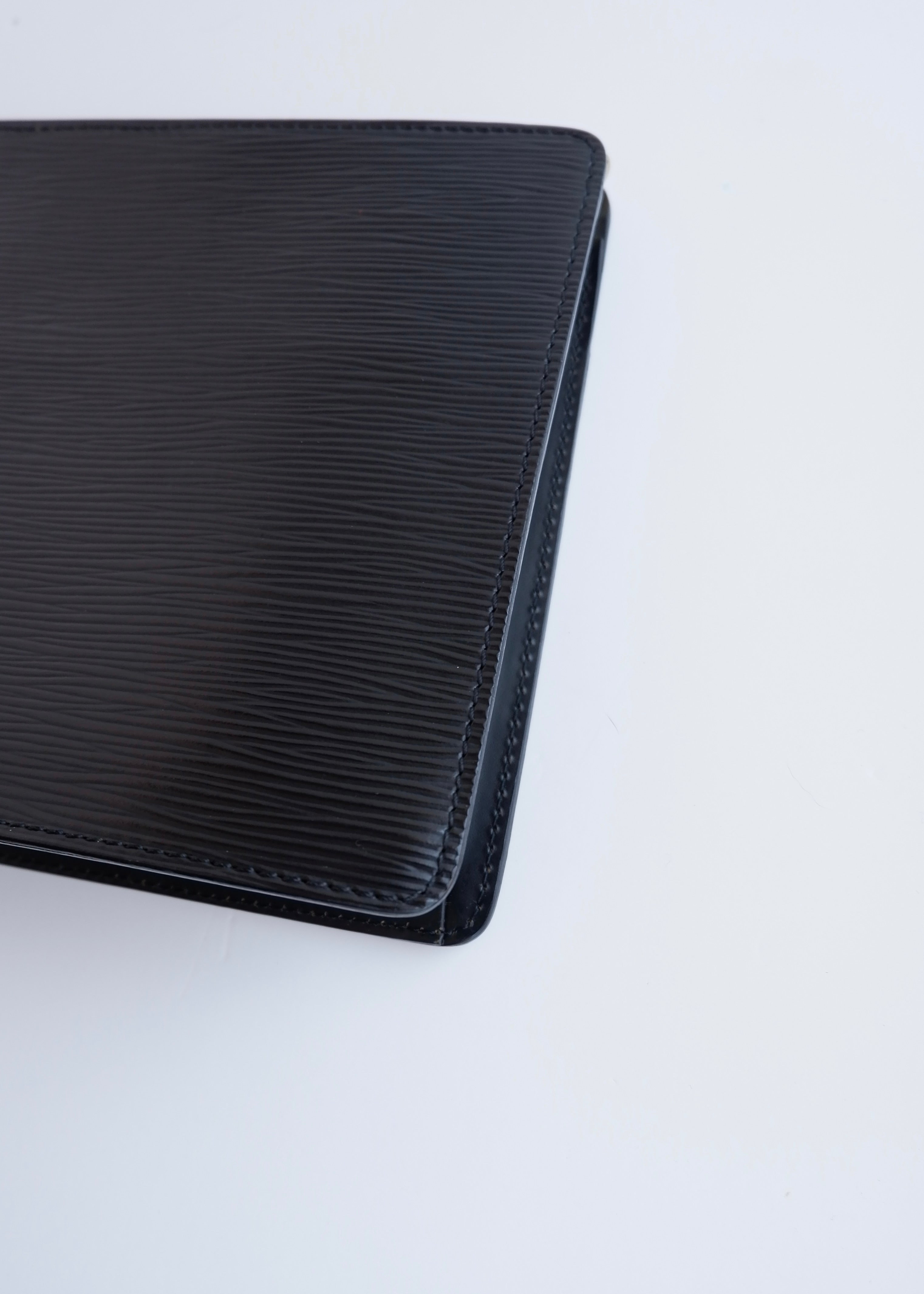 Authentic Preowned Louis Vuitton Black Epi Clutch