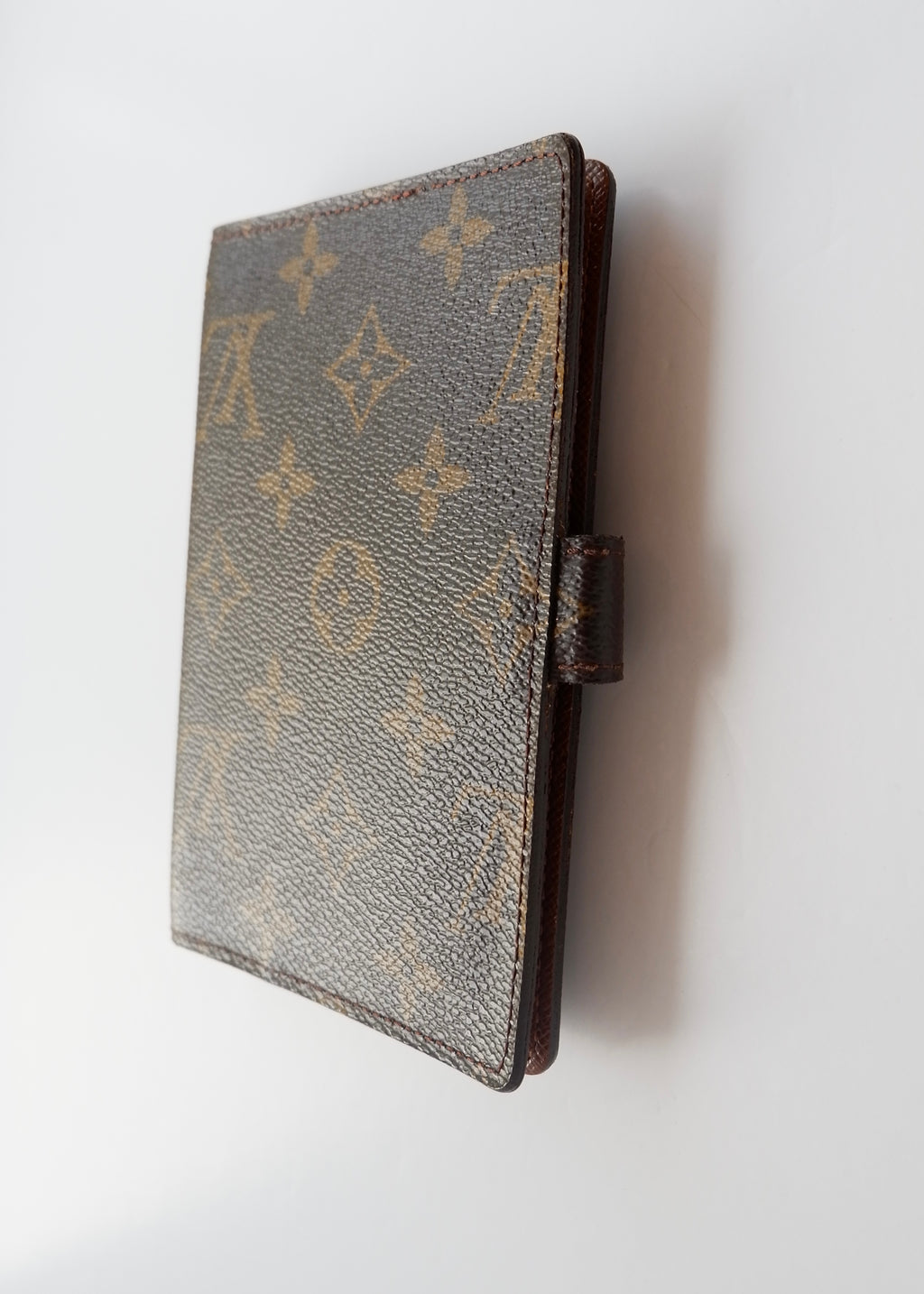 Preowned Louis Vuitton Brown Monogram Coated Canvas Agenda PM