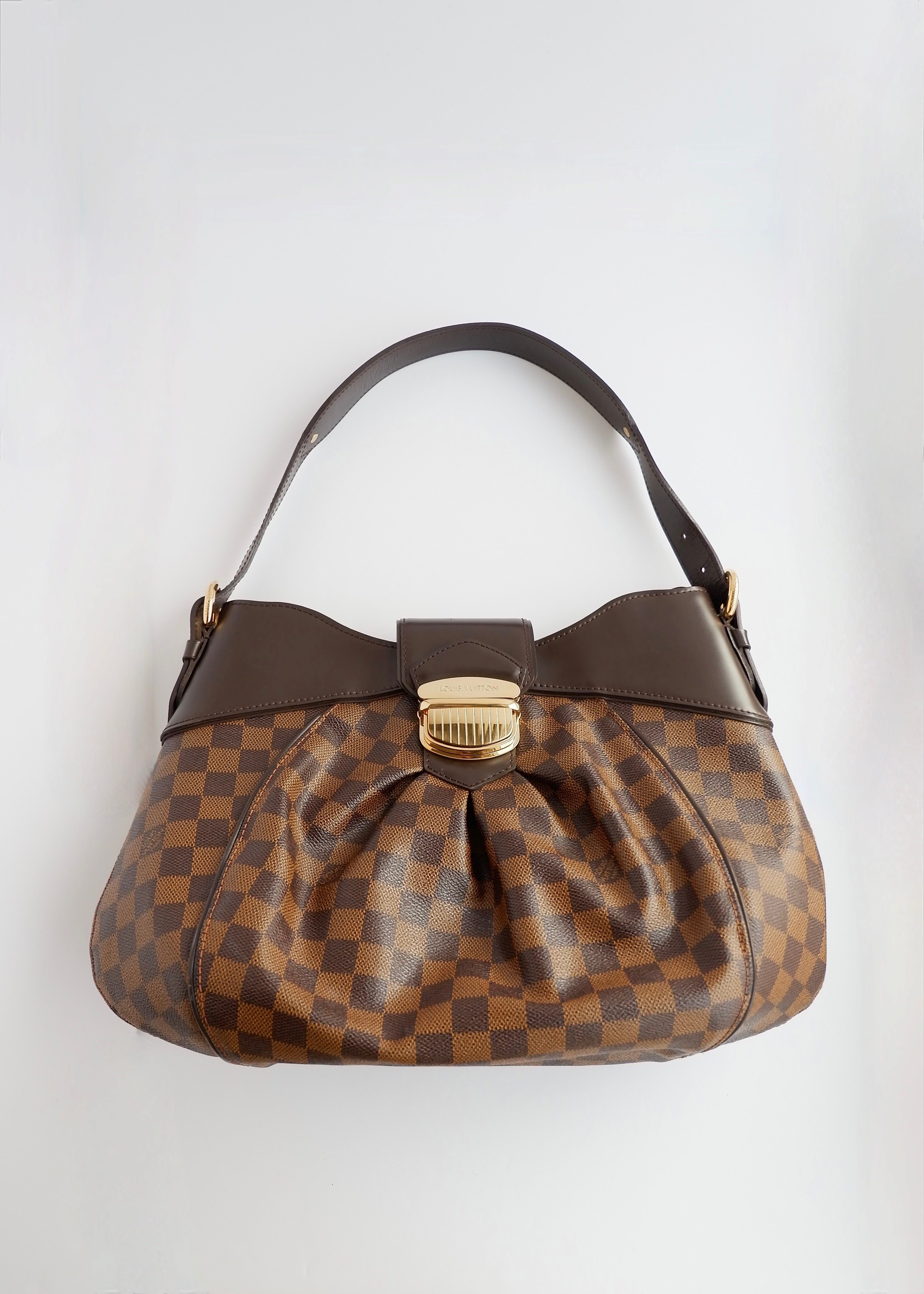 Authentic Preowned Louis Vuitton Damier Ebene Sistina MM Shoulder Bag