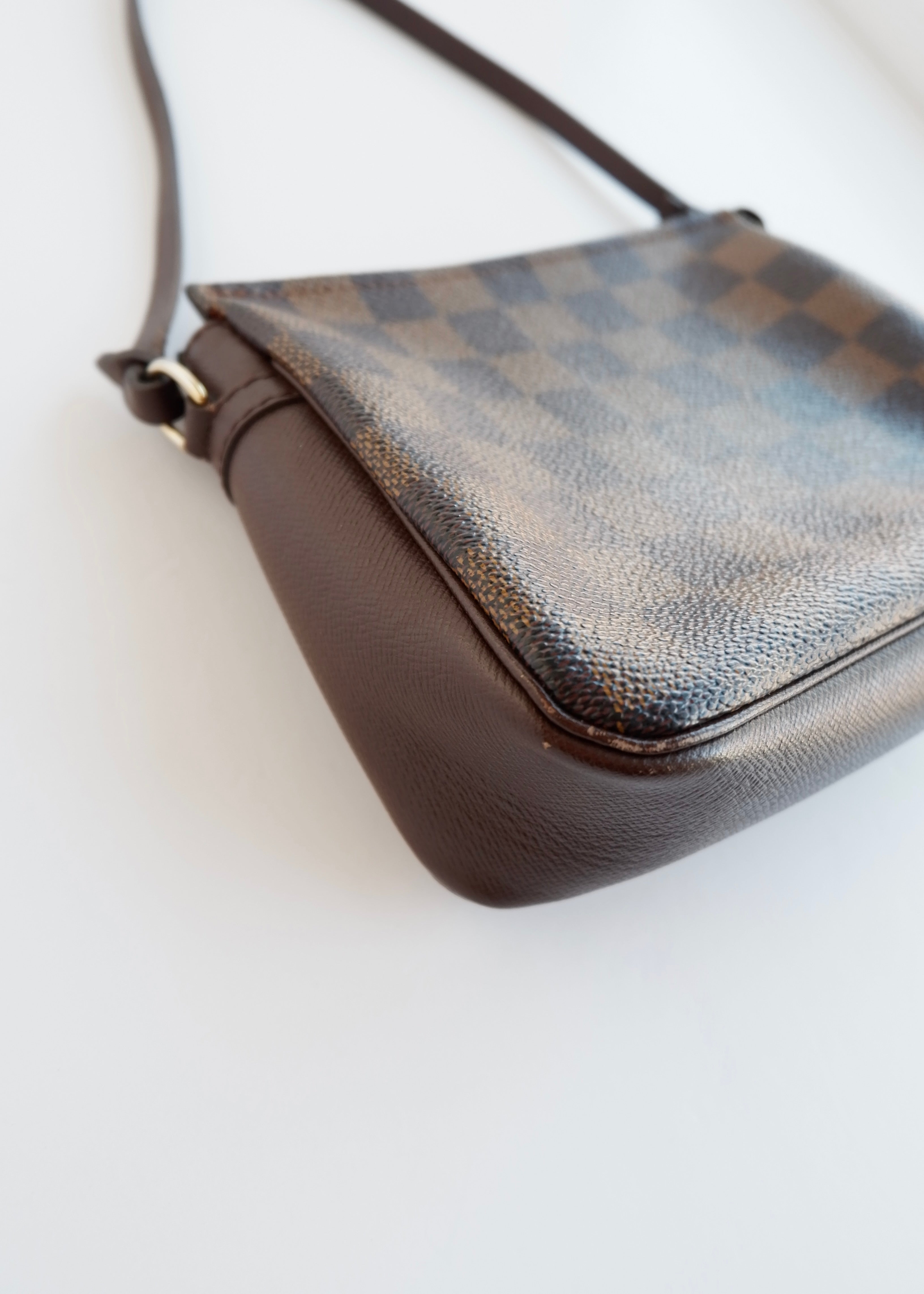 Authentic Preowned Louis Vuitton Damier Ebene Trousse Shoulder Bag