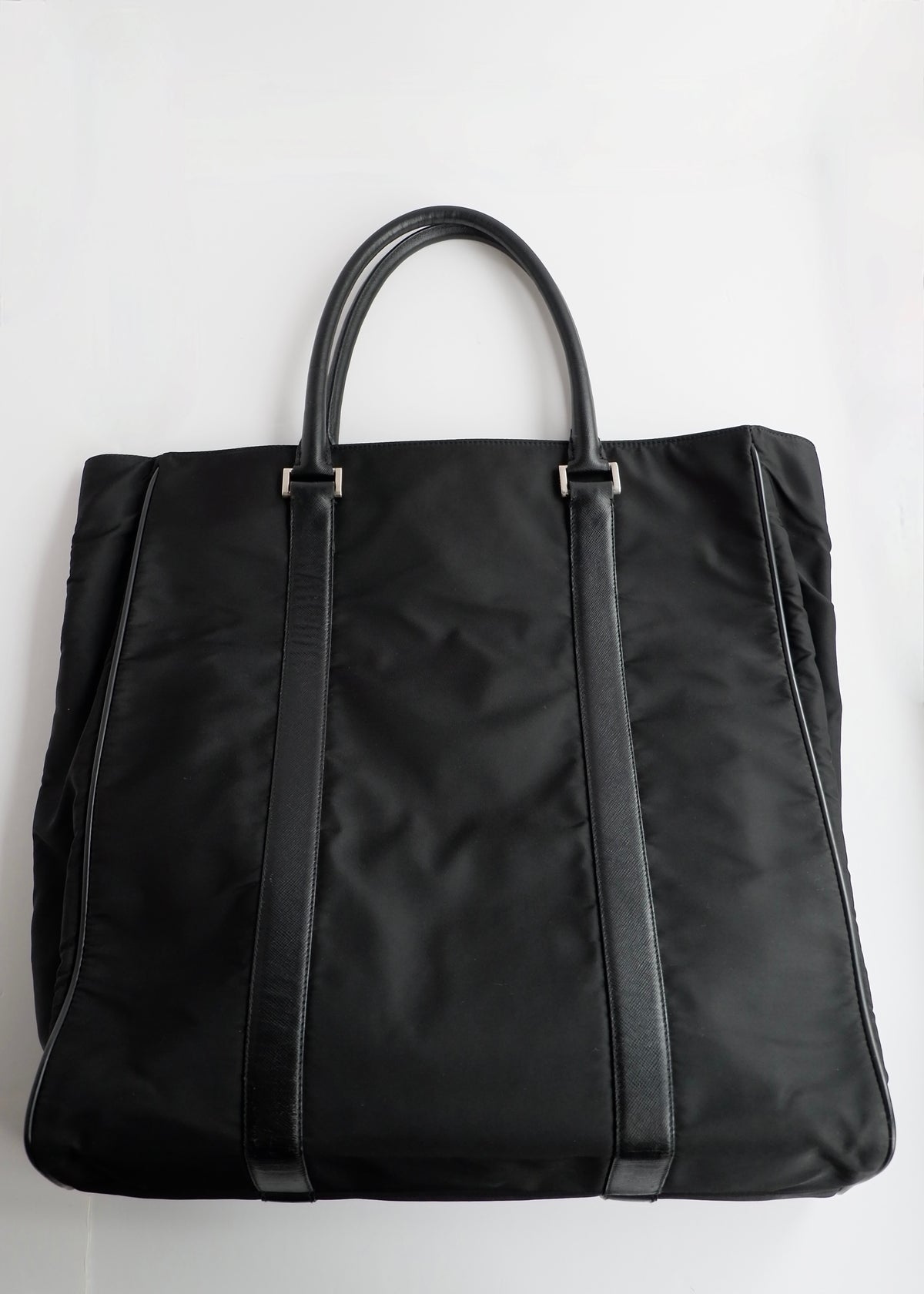 Preowned Prada Black Nylon Tote Bag