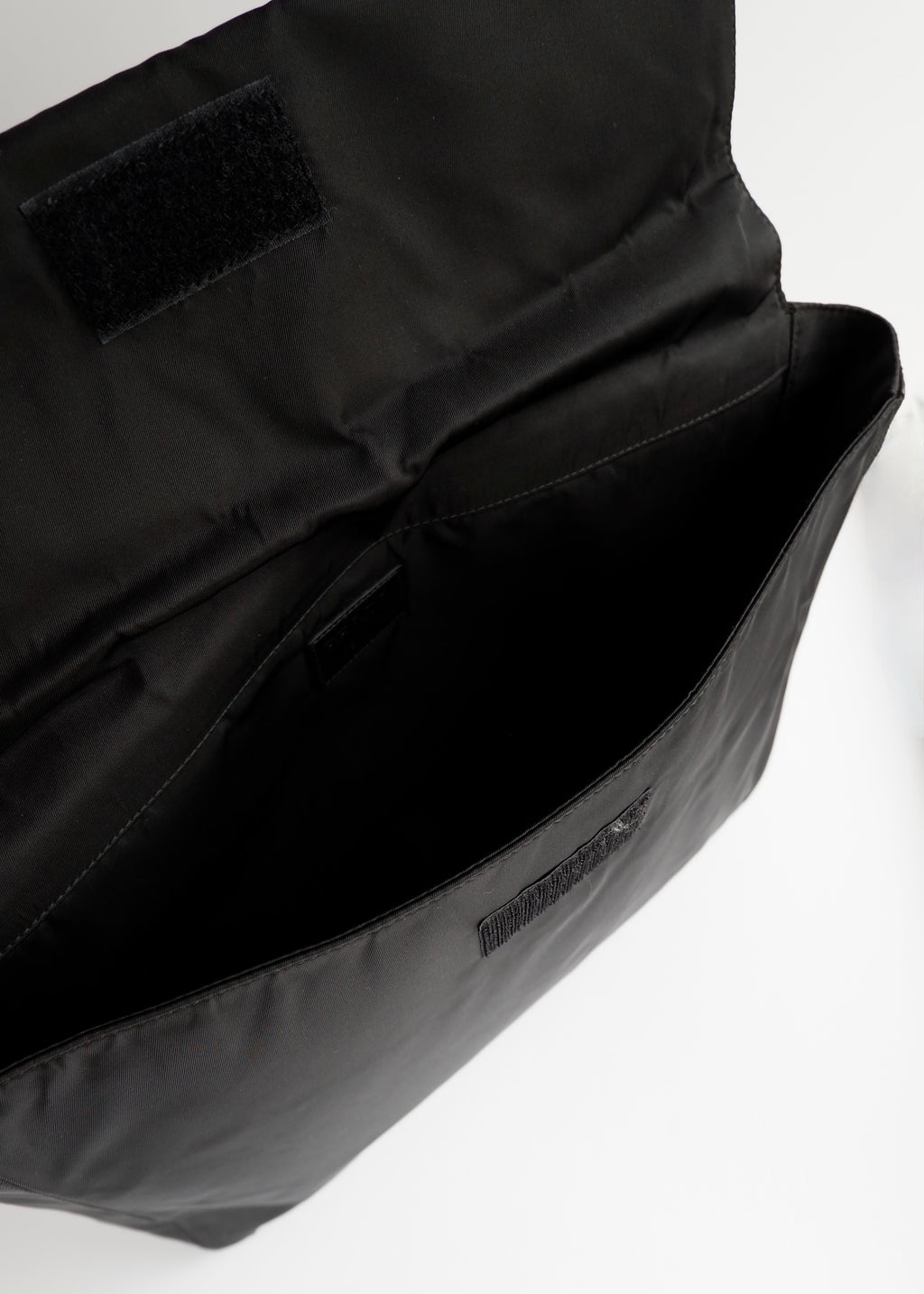 Preowned Prada Black Nylon Large Pouch/ Clutch