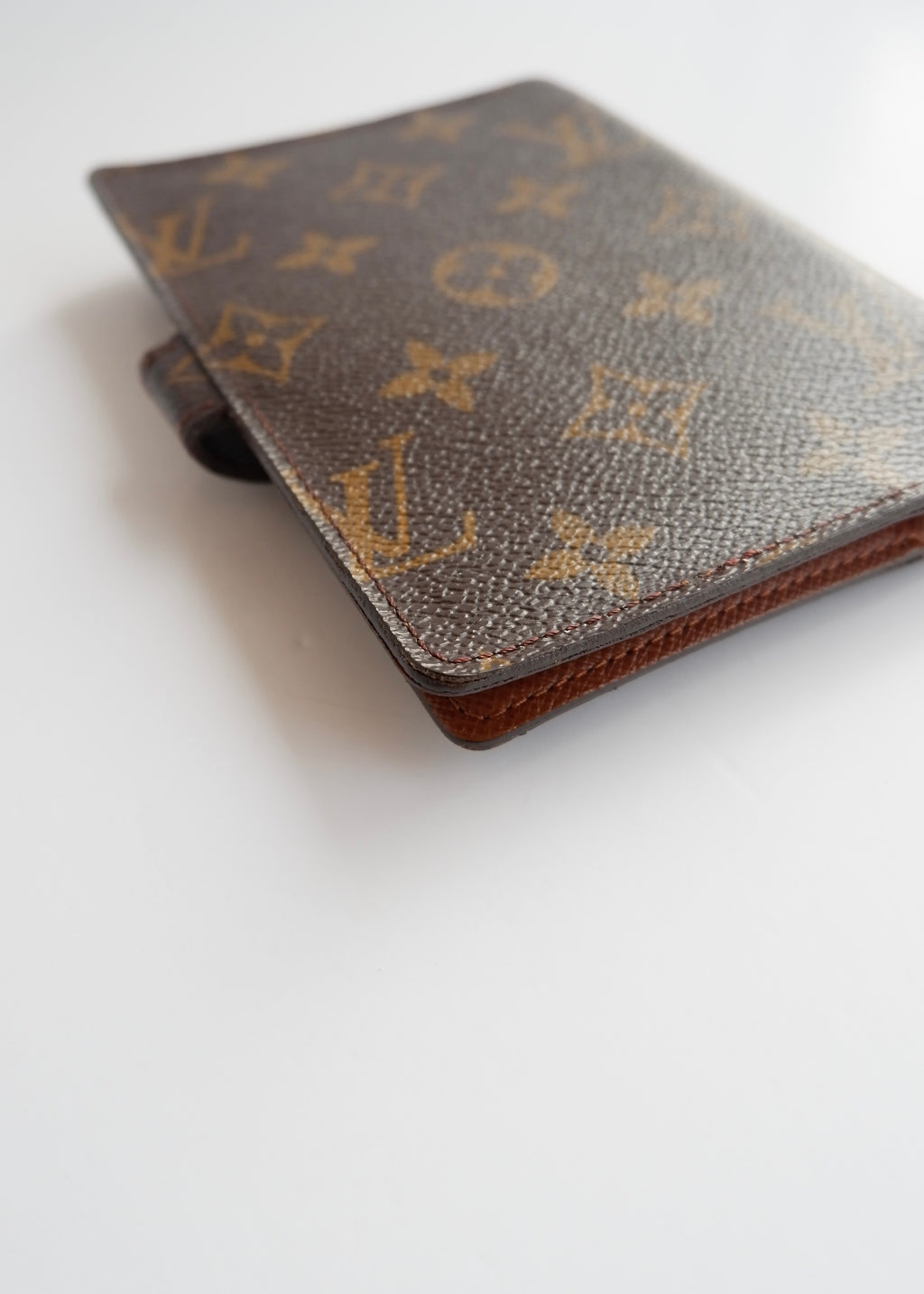 Preowned Louis Vuitton Brown Monogram Coated Canvas Agenda PM