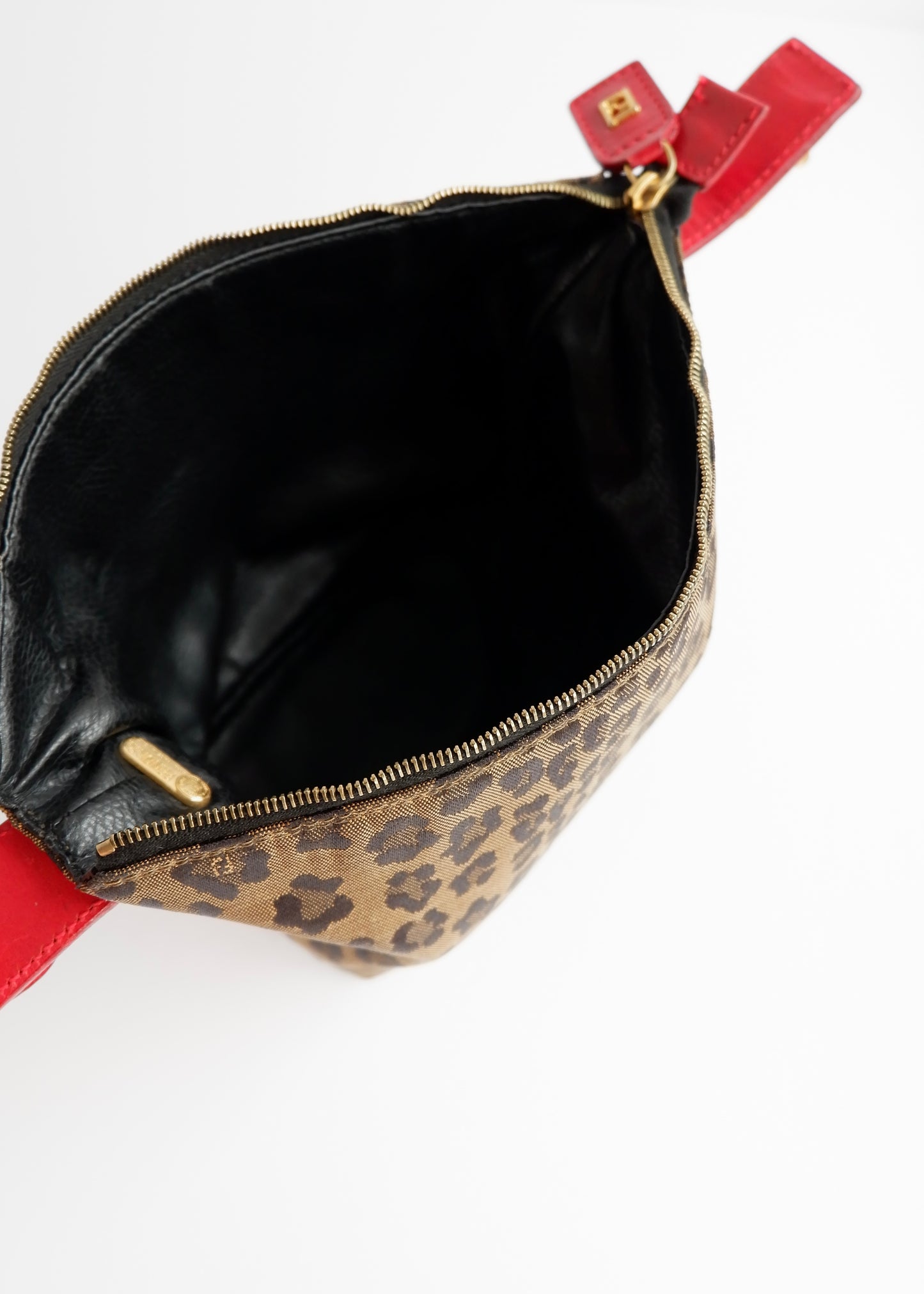 Authentic Preowned Vintage Fendi Animal Print Hand Pouch