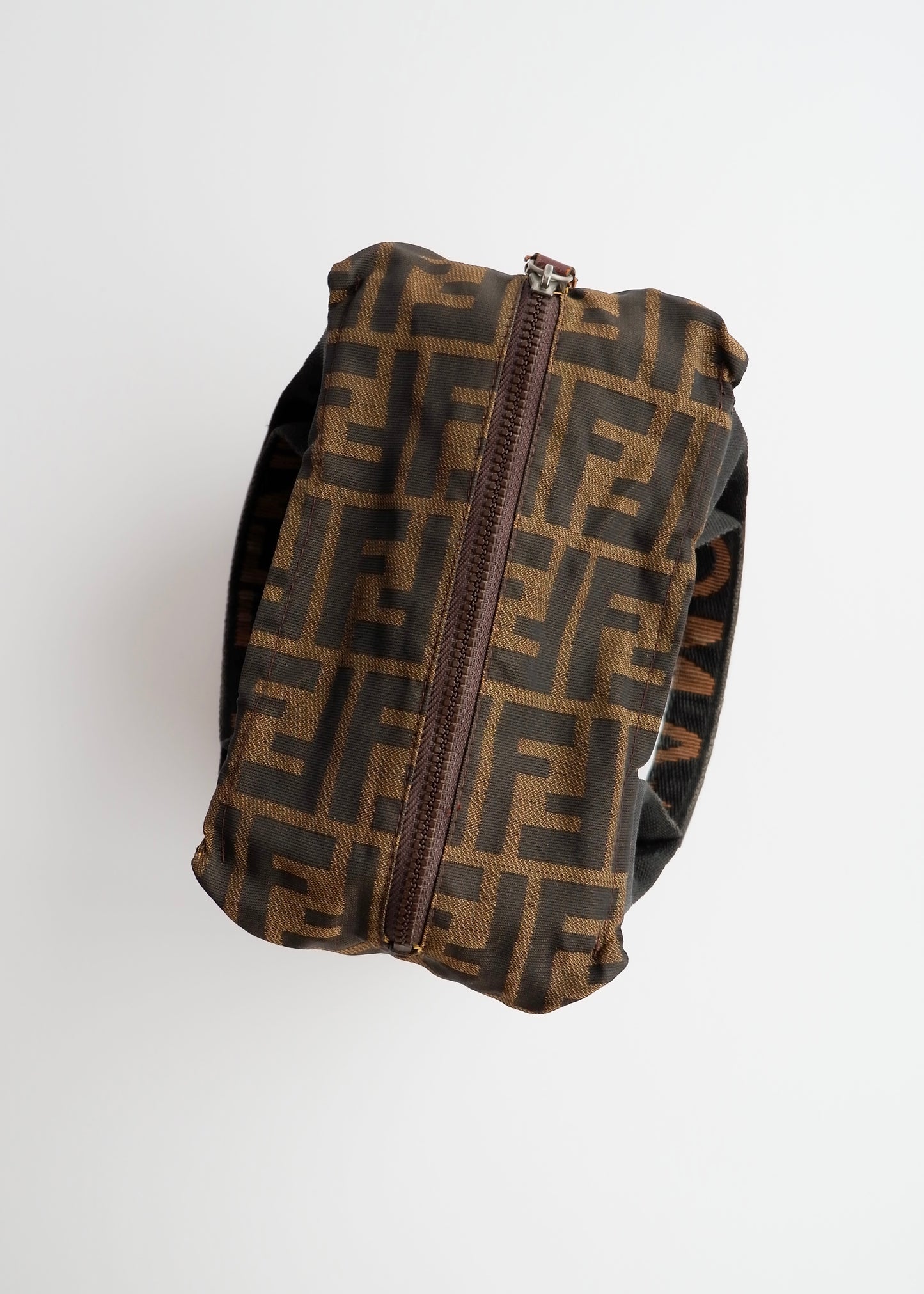 Authentic Preowned Vintage Fendi Brown Zucca Micro Handbag