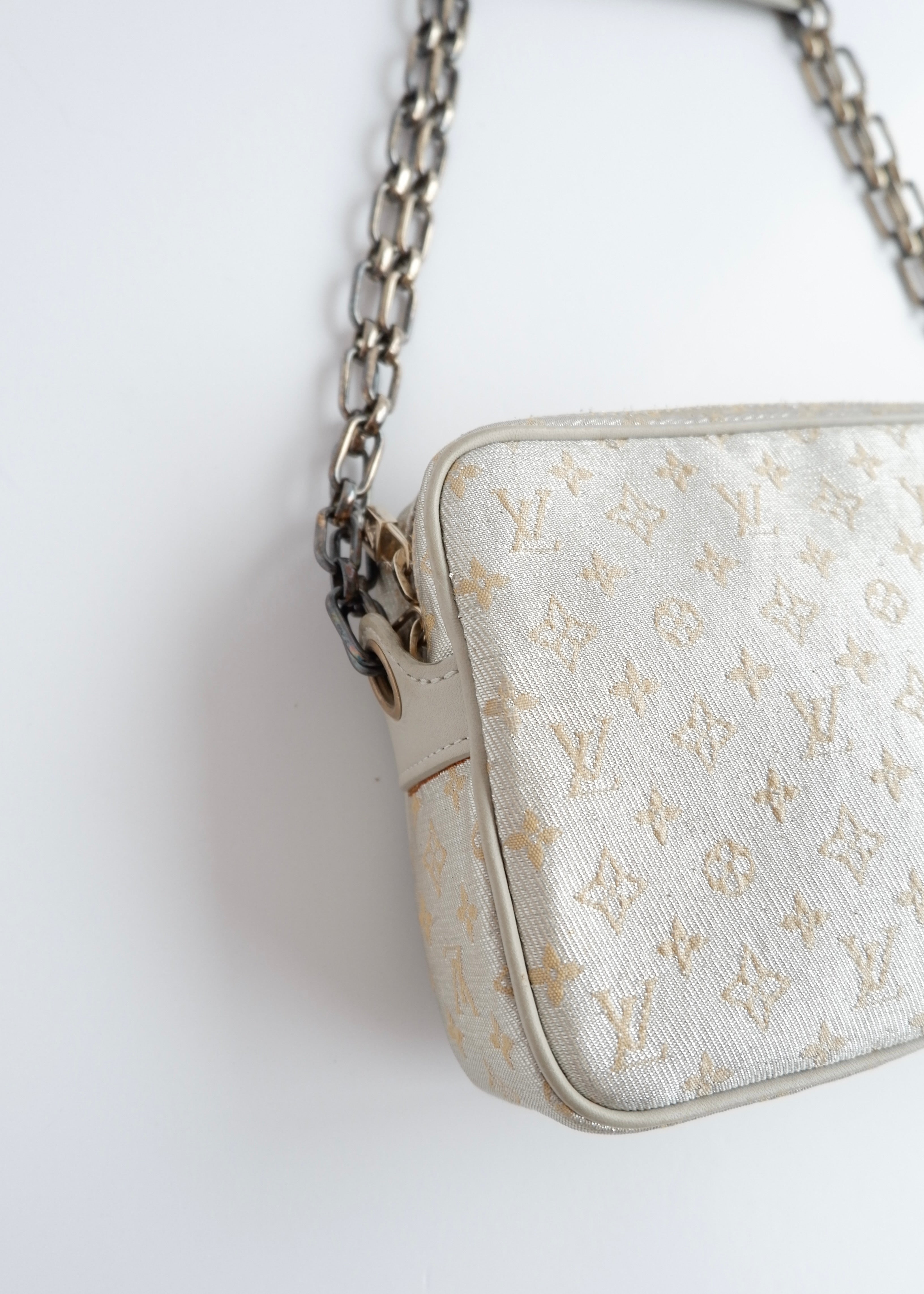 Authentic Preowned Louis Vuitton Mini Lin Shine Mckenna Shoulder Bag