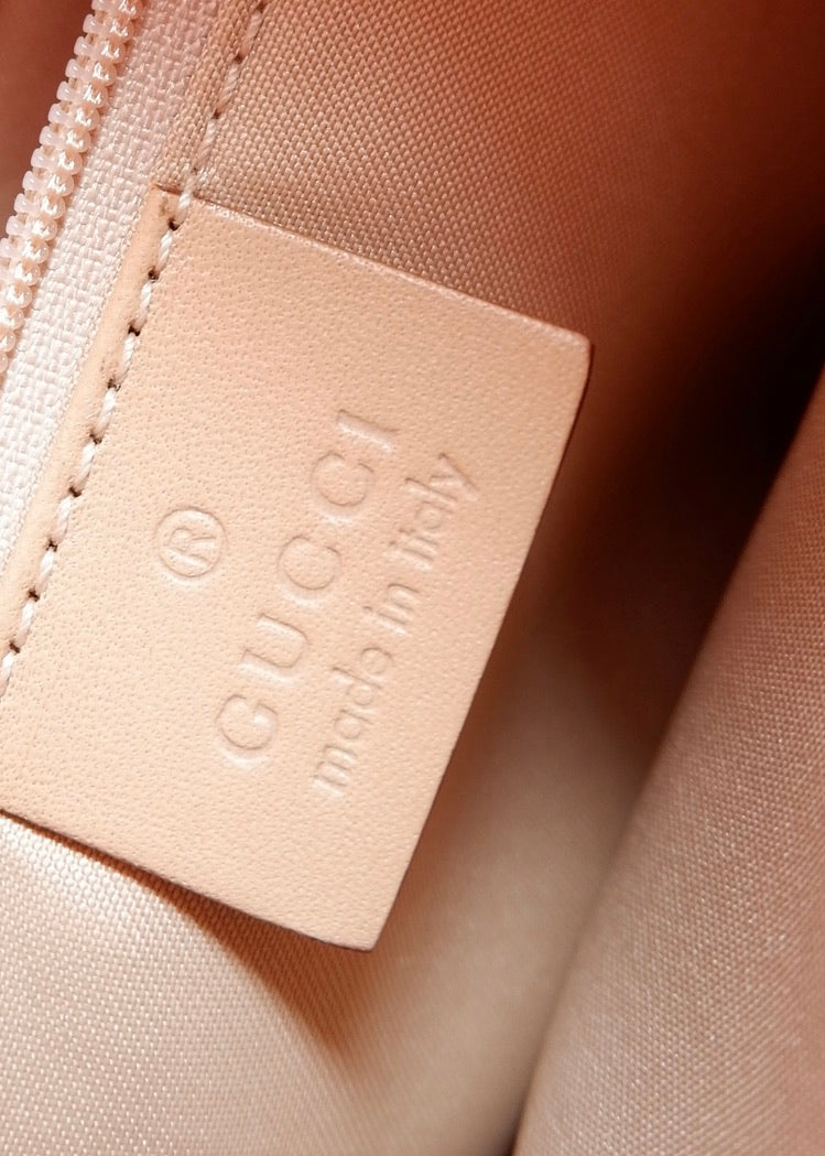 Preowned Vintage Gucci Pink GG Canvas Mini Backpack