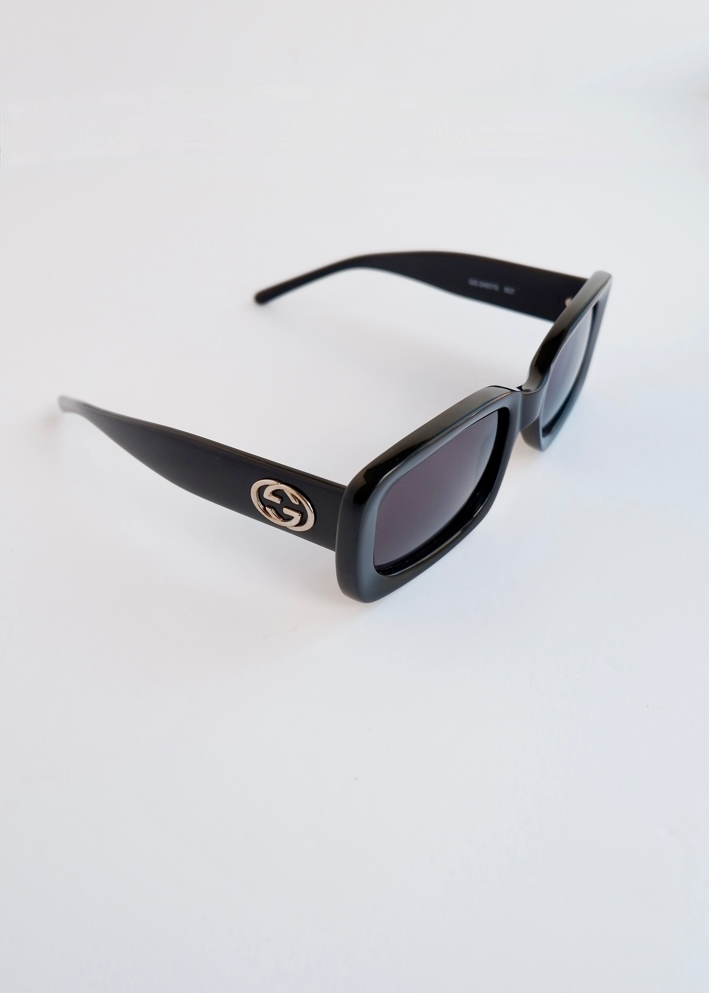 Authentic Preowned Gucci Black GG Logo Square Frame Sunglasses