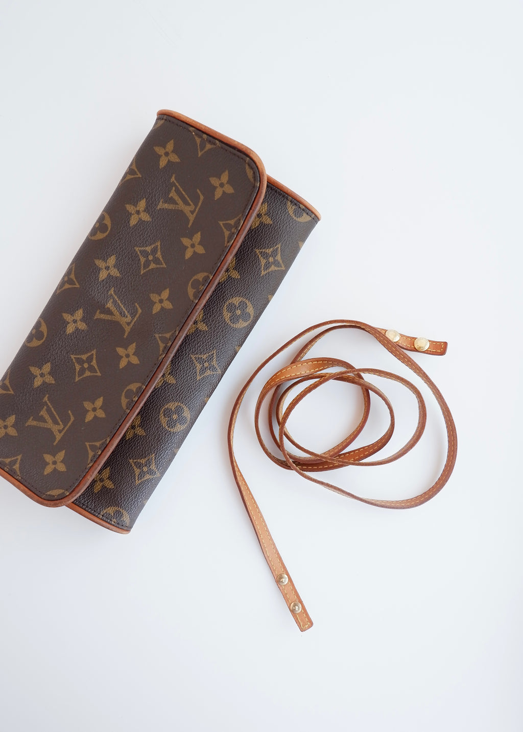 Authentique Louis Vuitton Monogram Pochette Twin GM d'occasion