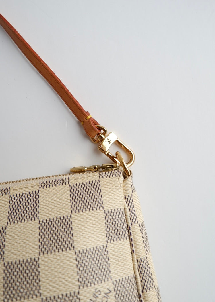 Authentic Preowned Louis Vuitton Damier Azur Pochette Accessories