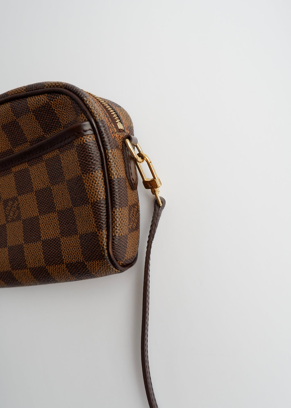 Authentic Preowned Louis Vuitton Damier Ebene Ipanema PM Crossbody Bag