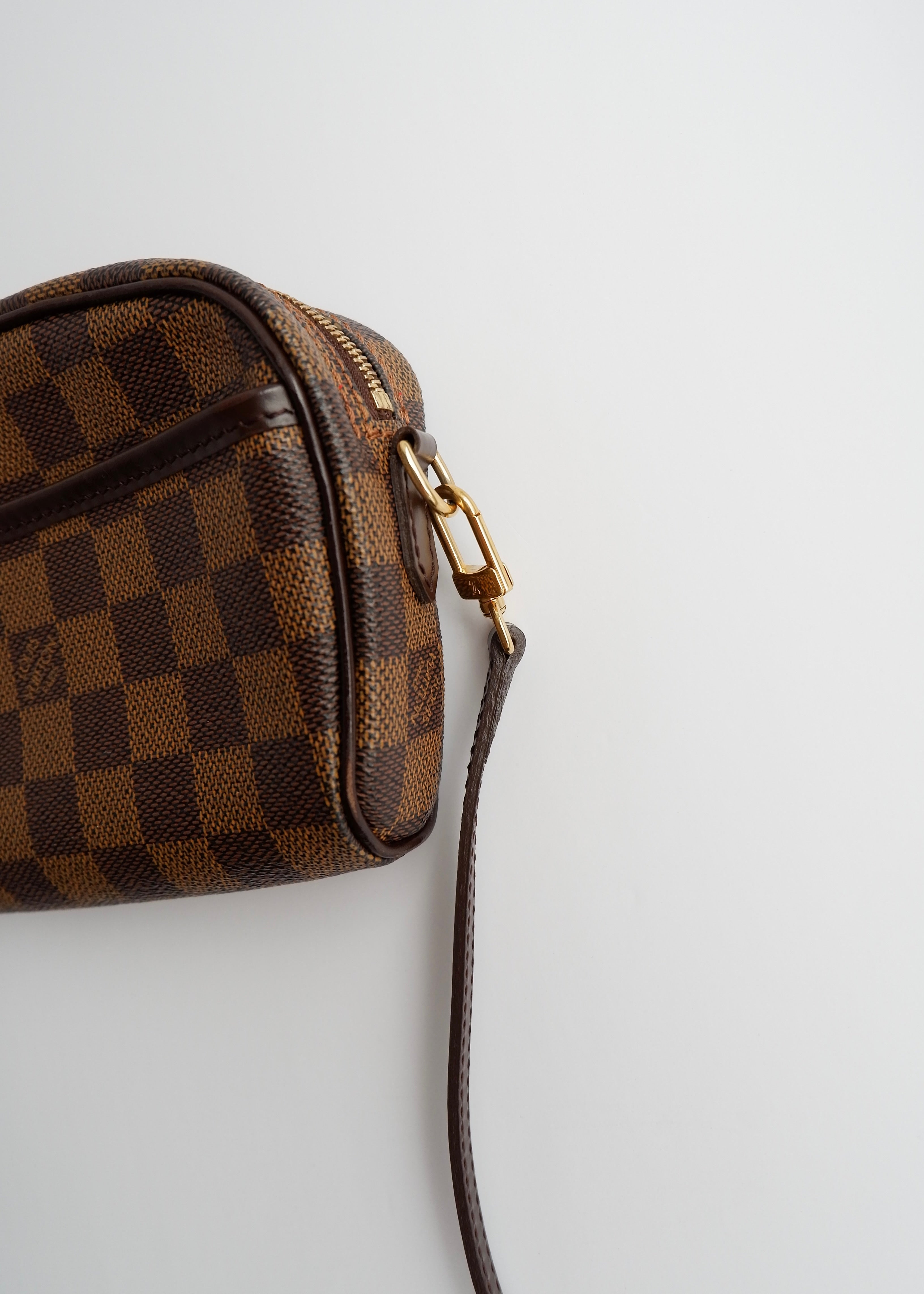 Authentic Preowned Louis Vuitton Damier Ebene Ipanema PM Crossbody Bag