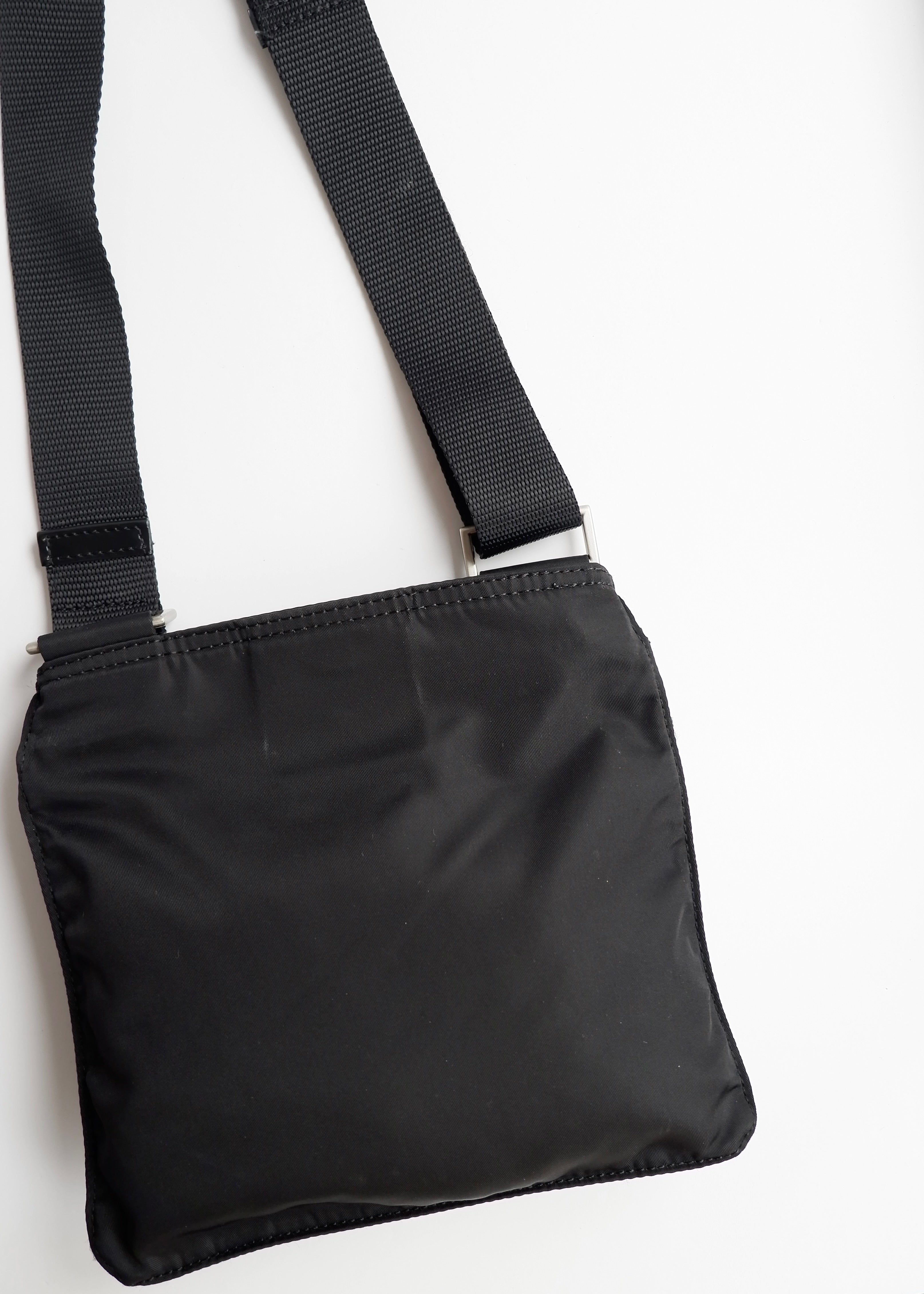 Authentic Preowned Prada Black Nylon Crossbody