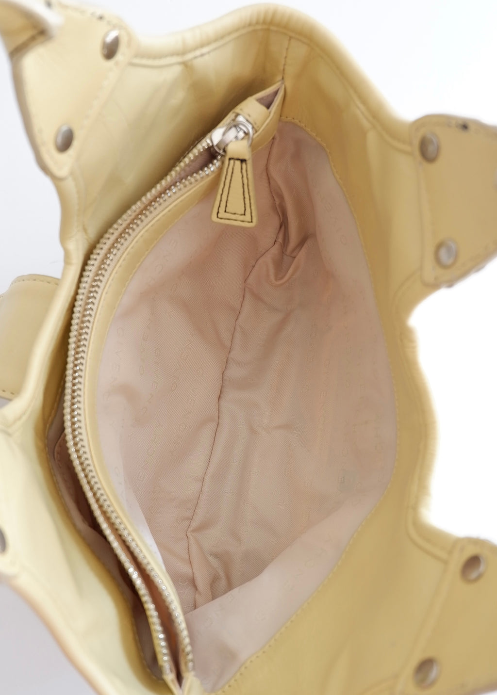 Preowned Givenchy Yellow Leather Small Handbag