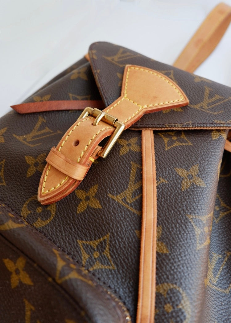 Preowned Vintage Louis Vuitton Monogram Montsouris MM Backpack