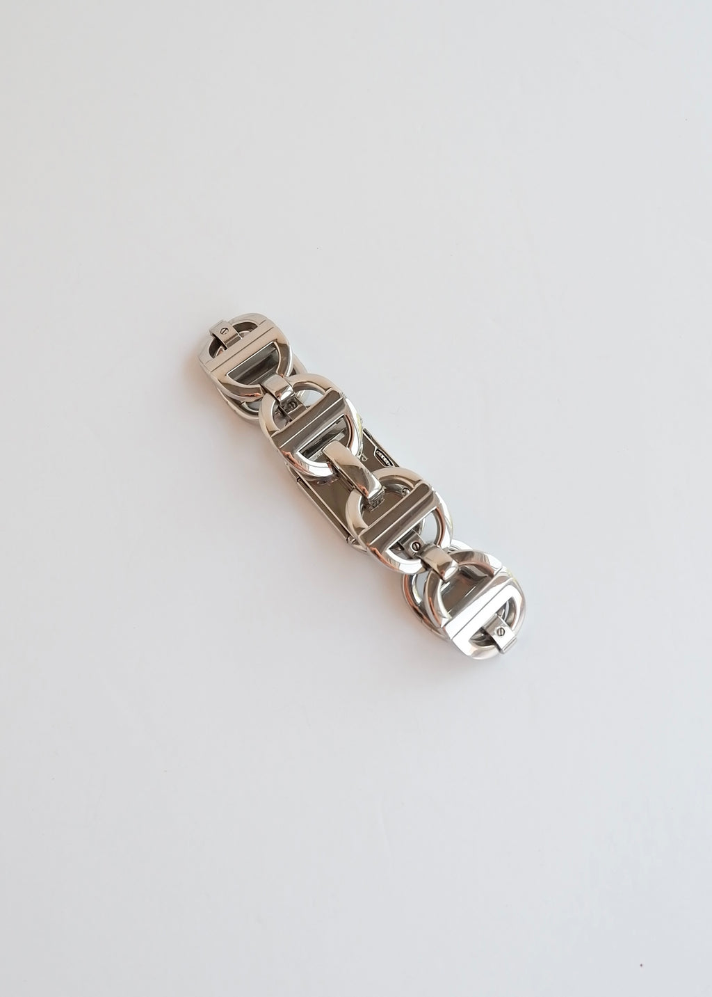 Preowned Vintage Christian Dior Silver Stainless Steel Bracelet Watch