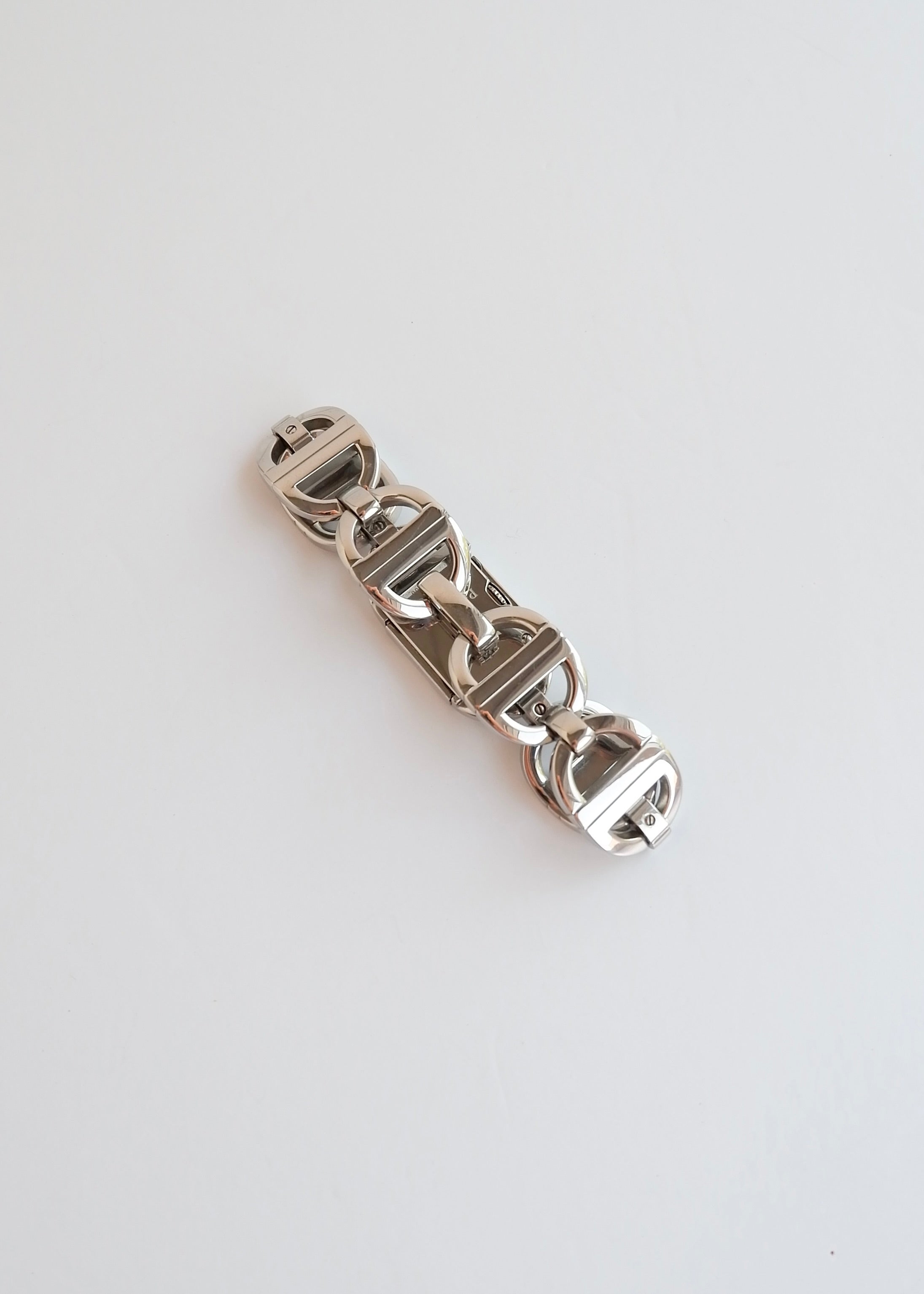 Preowned Vintage Christian Dior Silver Stainless Steel Bracelet Watch