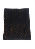 Authentic Preowned Gucci Black/Gold GG Logo Velvet Scarf