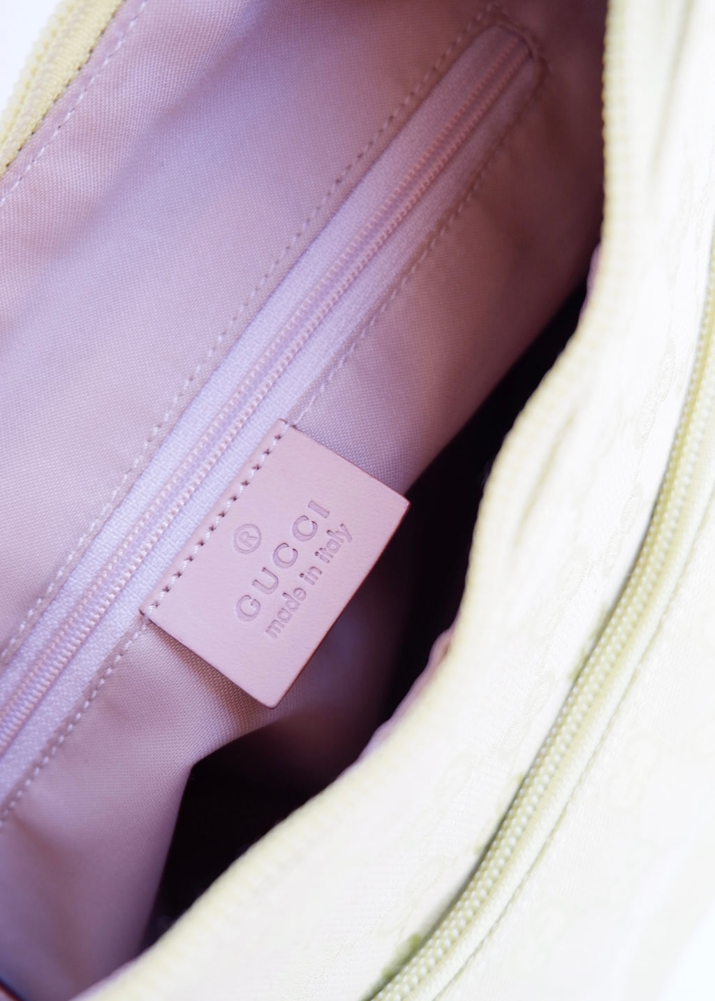 Authentic Preowned Gucci GG Canvas Neon Green Shoulder Bag