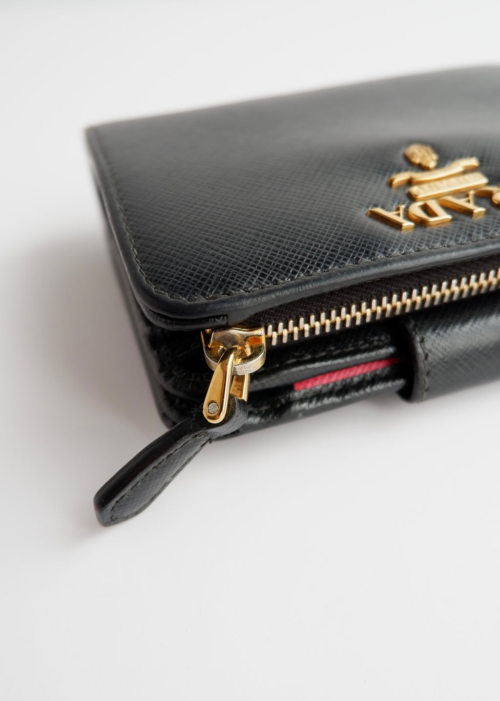 Authentic Preowned Prada Black Saffiano Leather Bi-Fold Wallet