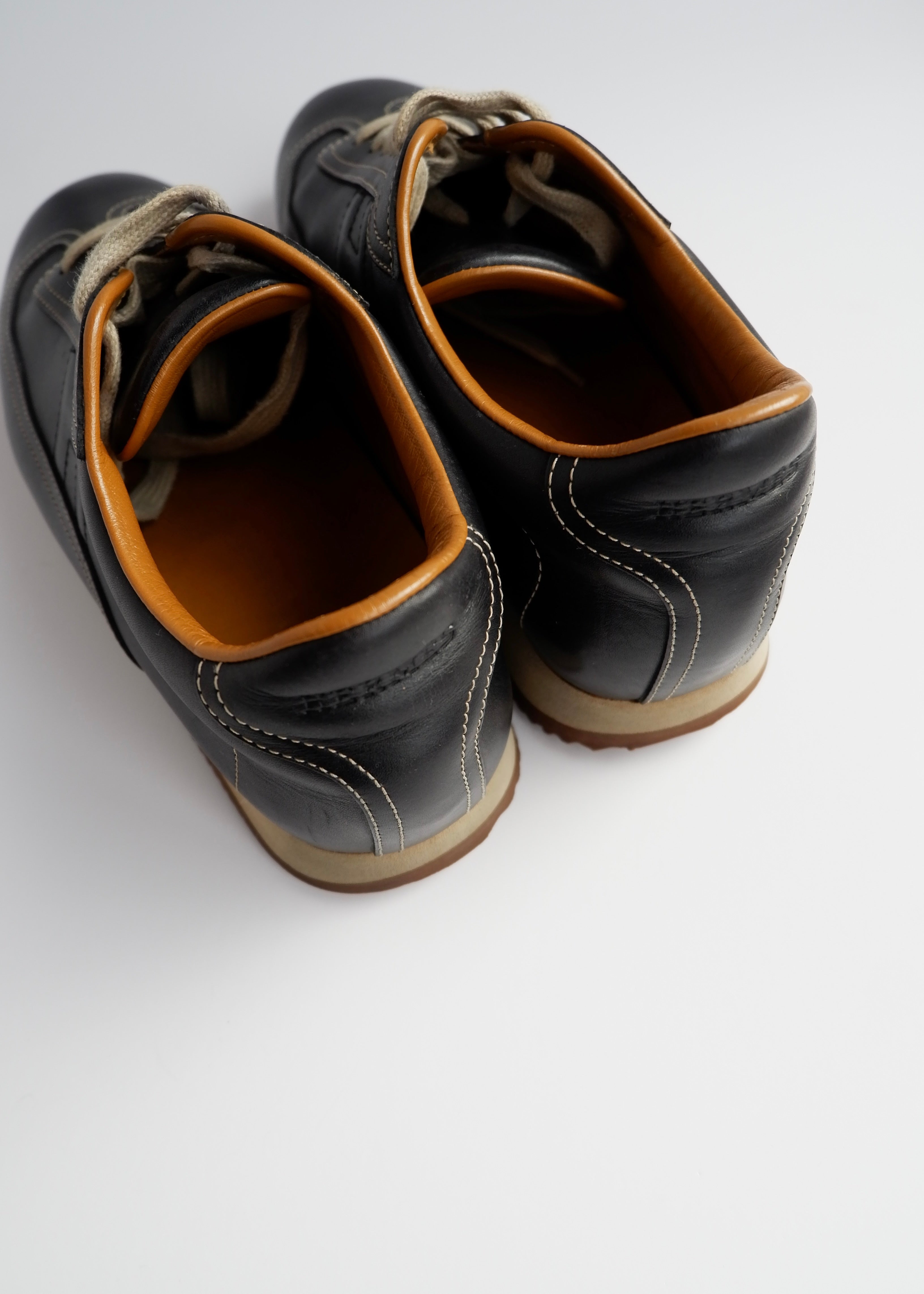 Baskets Hermes H Quick en cuir noir d'occasion authentiques - 40
