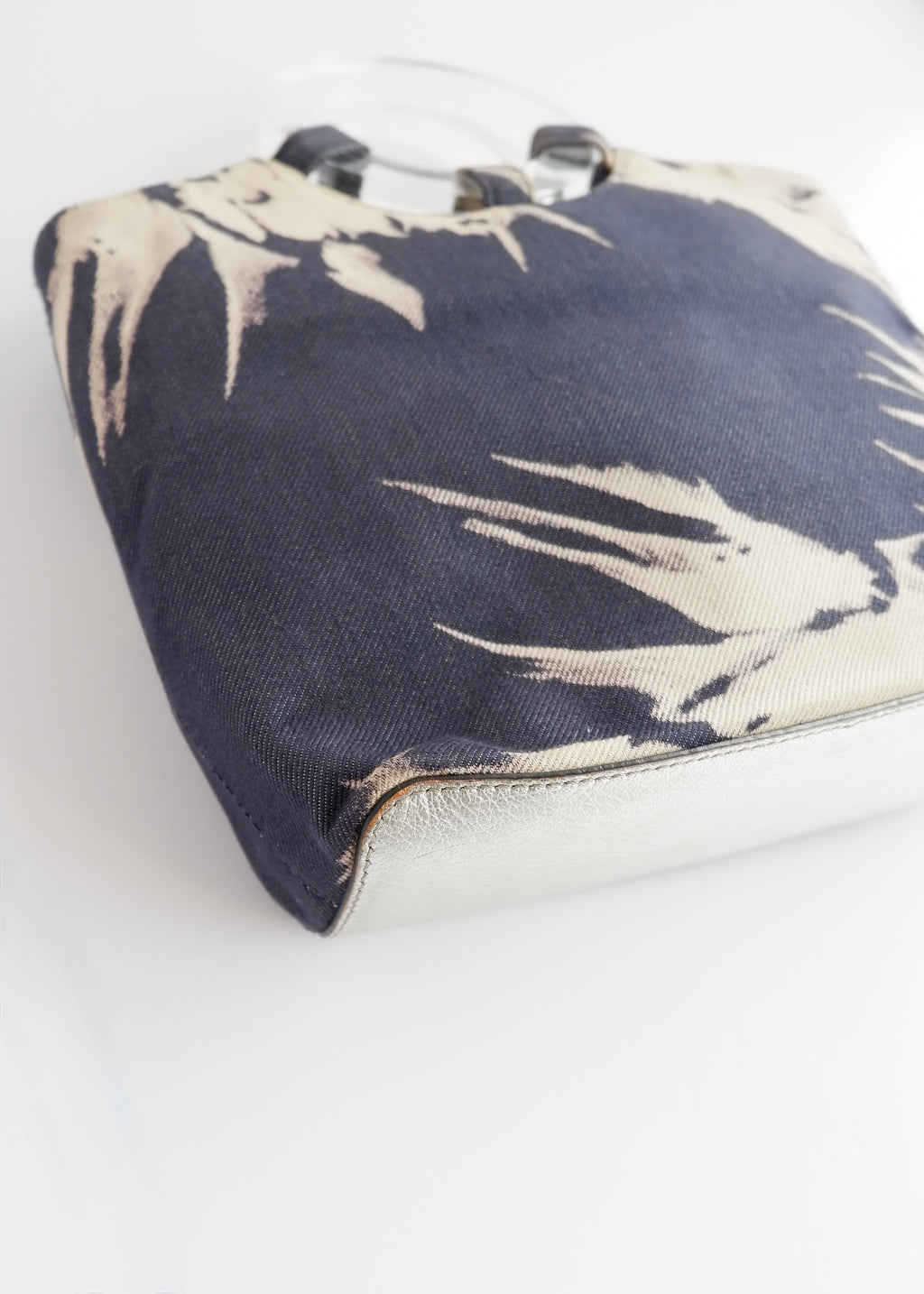 Sac à main Céline vintage authentique en jean, d'occasion