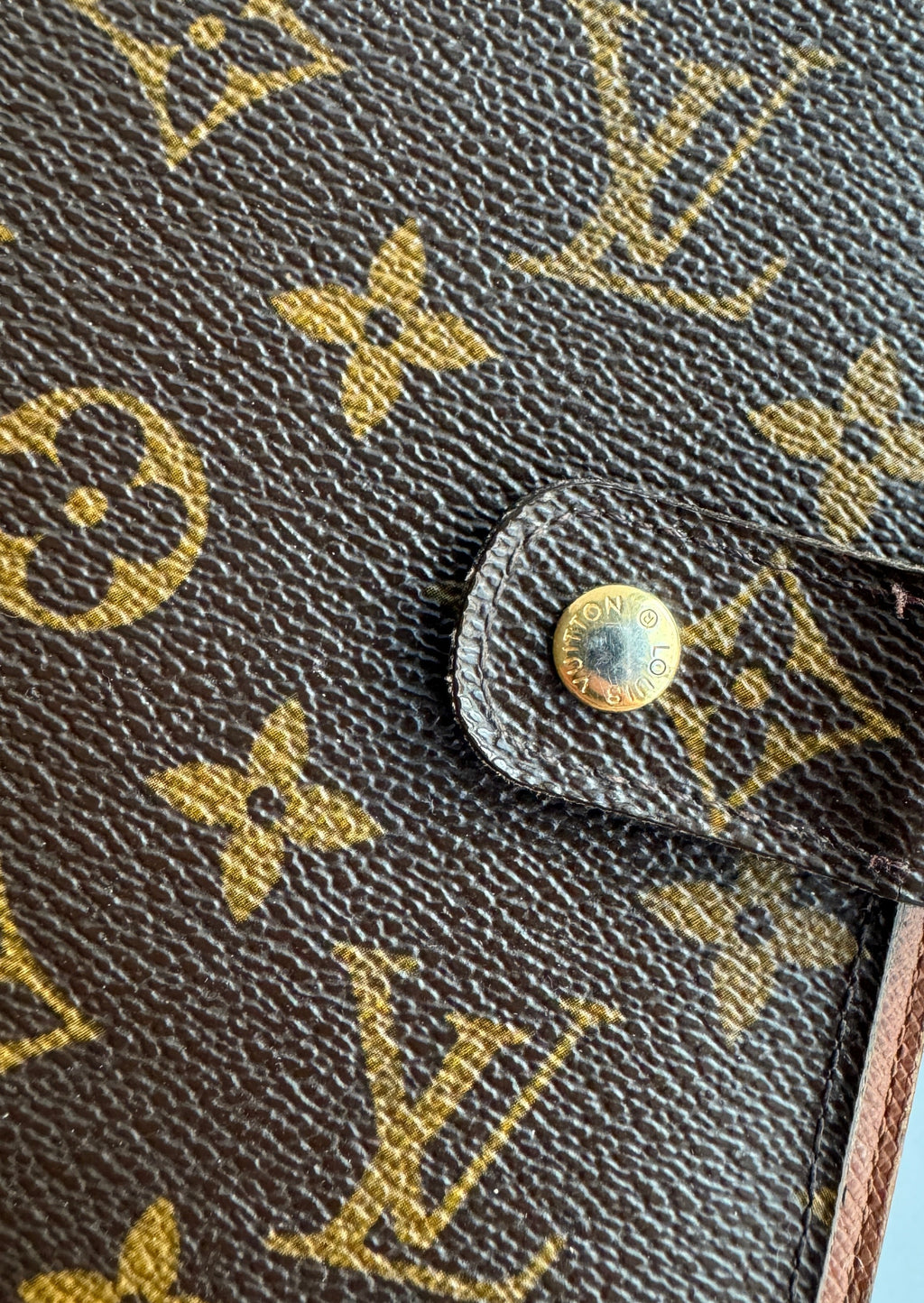 Authentique couverture d'agenda Louis Vuitton Monogram MM d'occasion