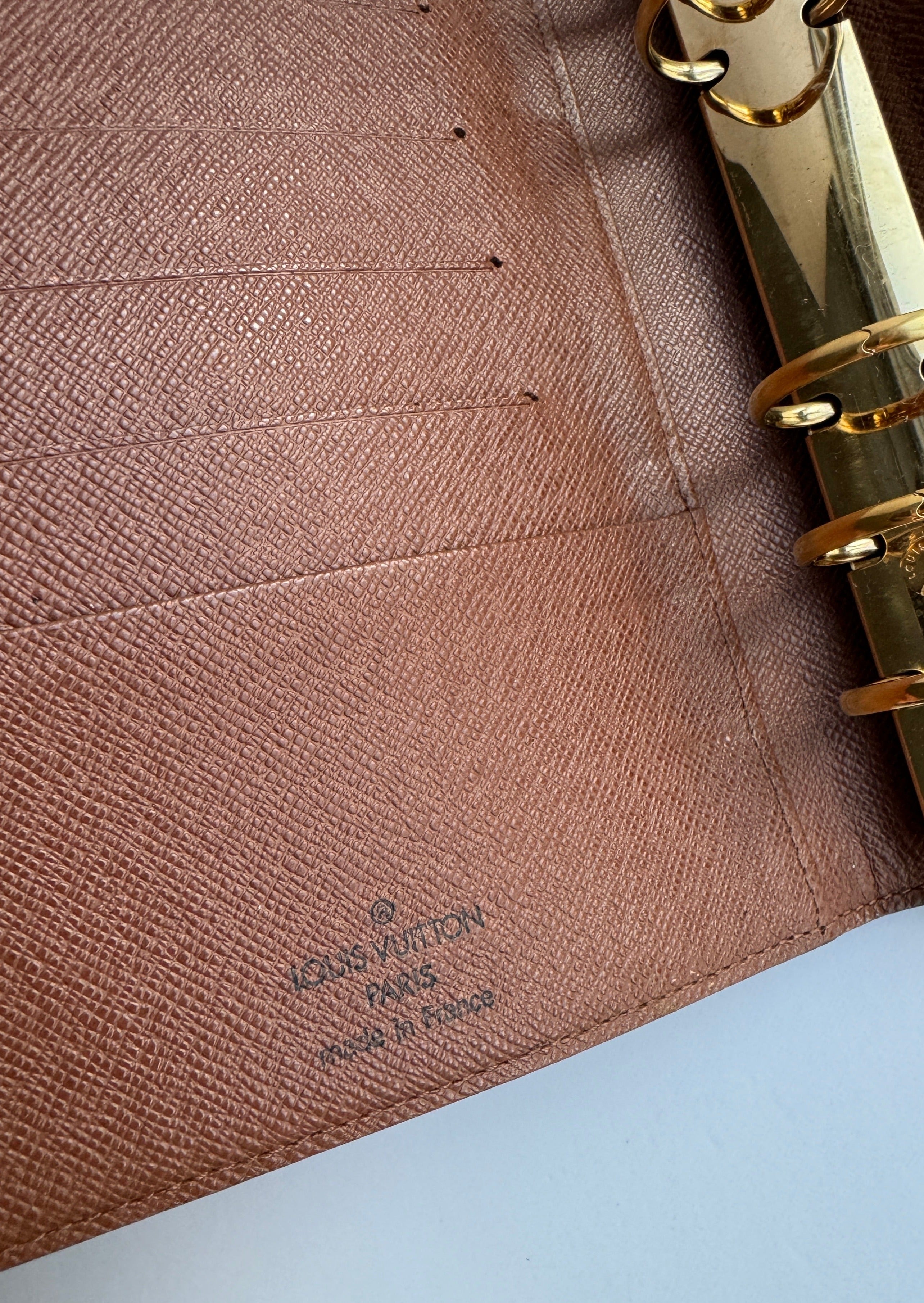 Authentique couverture d'agenda Louis Vuitton Monogram MM d'occasion