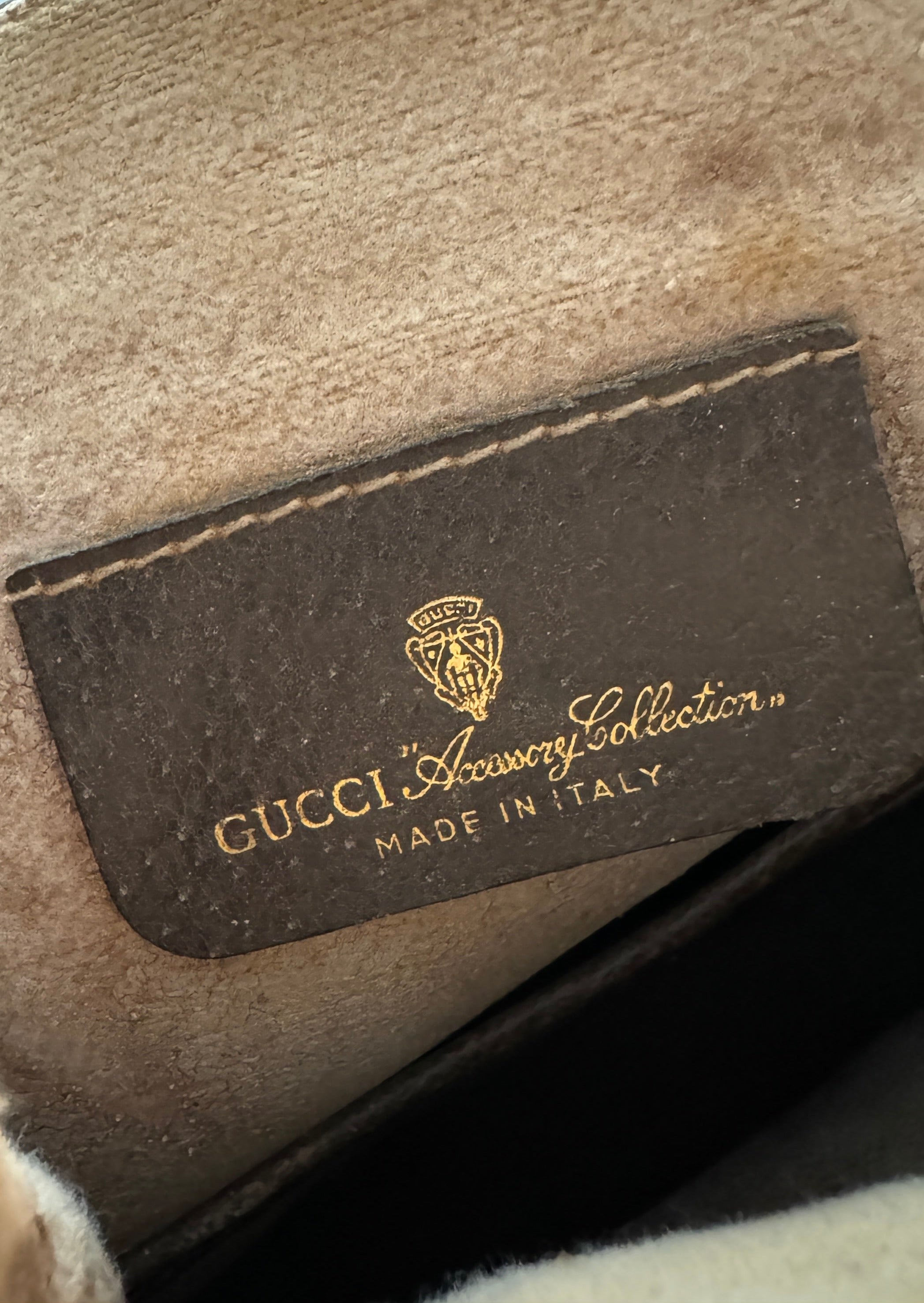 Authentic Preowned Vintage Gucci GG Web Crossbody Bag